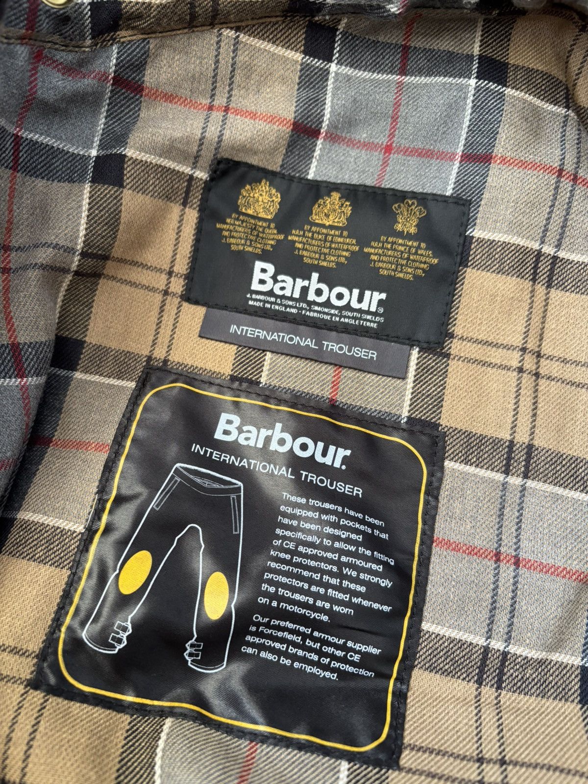 Barbour Barbour Bike Trousers C34 86cm Waxed Cotton Biker Pants Size US 34 / EU 50 - 13 Thumbnail
