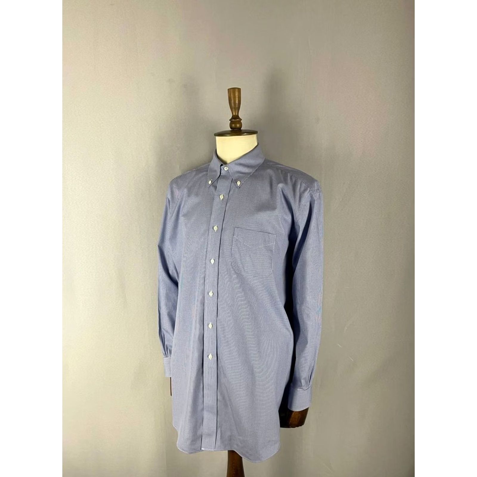 Brooks Brothers Brooks Brothers Mens Button-Up Shirt Size 34 Blue Striped Long Sleeve Button-Down Collared Regular Fit Shirt Size US S / EU 44-46 / 1 - 2 Thumbnail