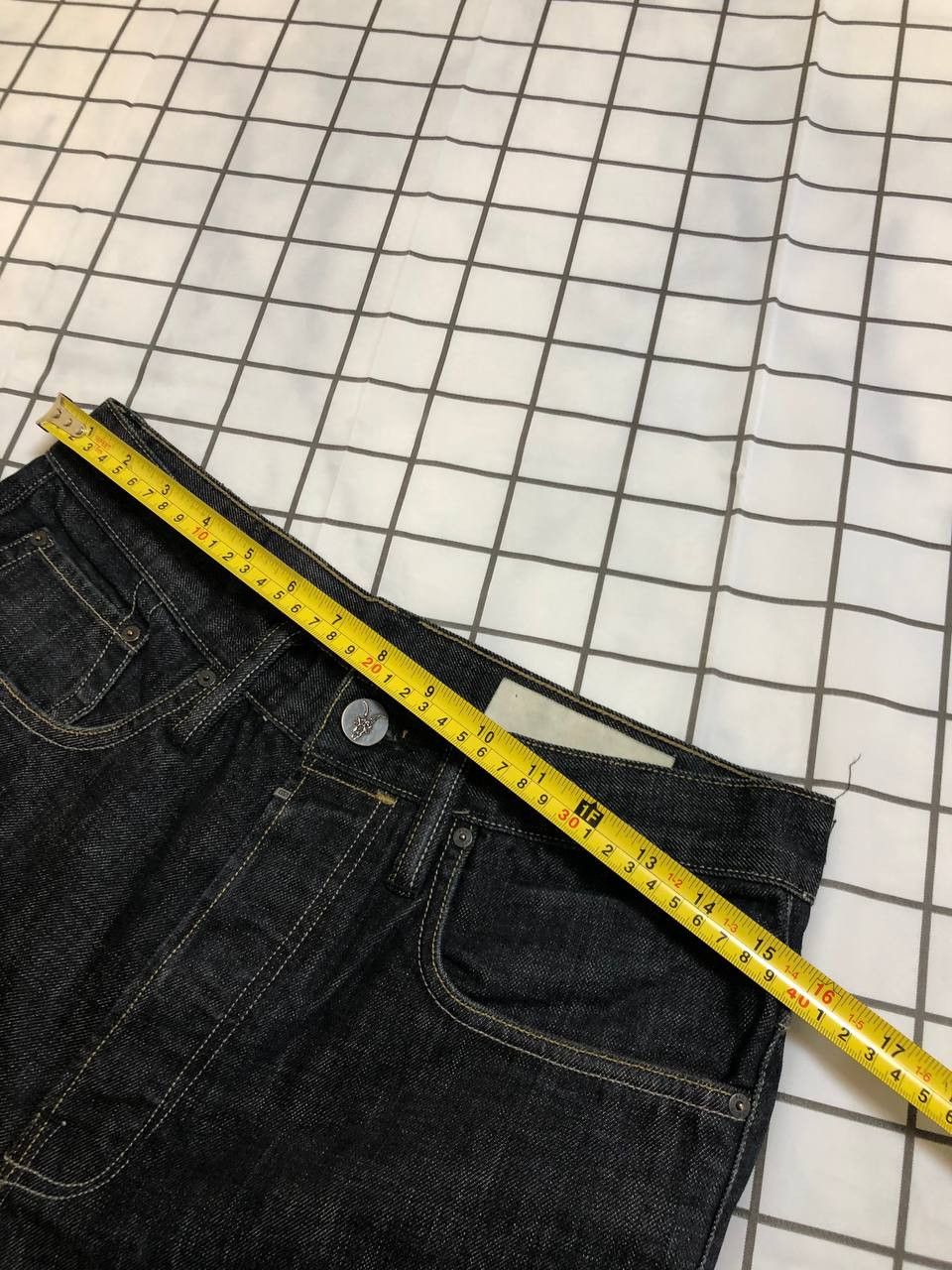 Allsaints ALLSAINTS men's blue Denim button fly Lou Runner Size US 34 / EU 50 - 5 Thumbnail