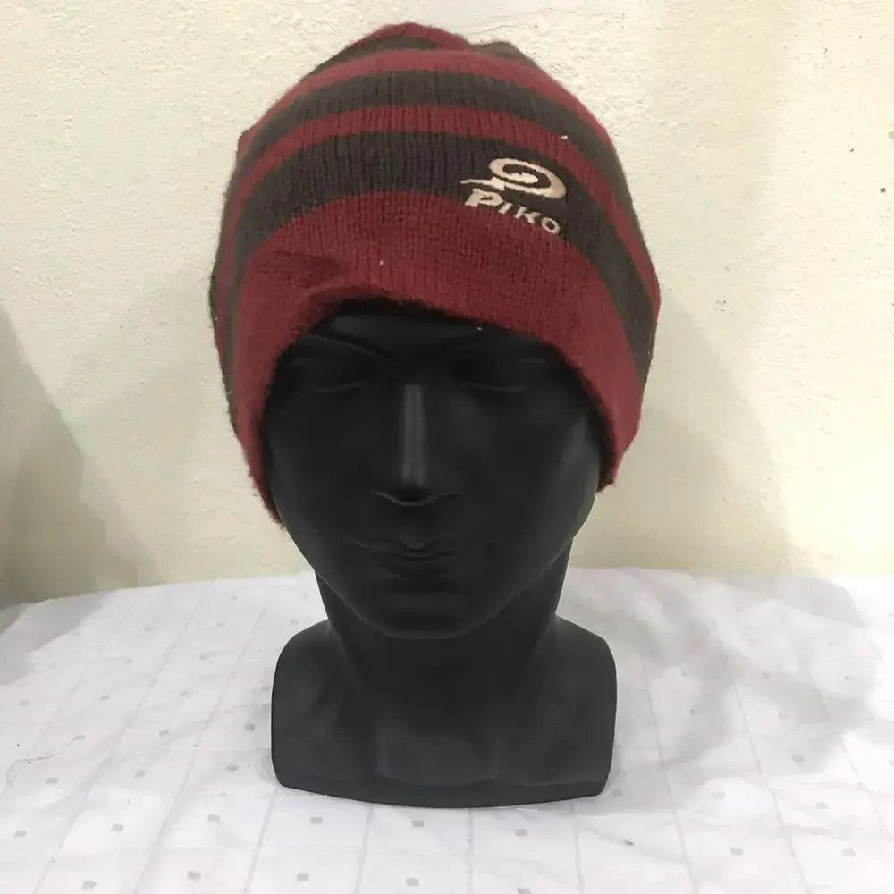Japanese Brand Piko Stripe Design Beanie Hat Size ONE SIZE - 3 Thumbnail