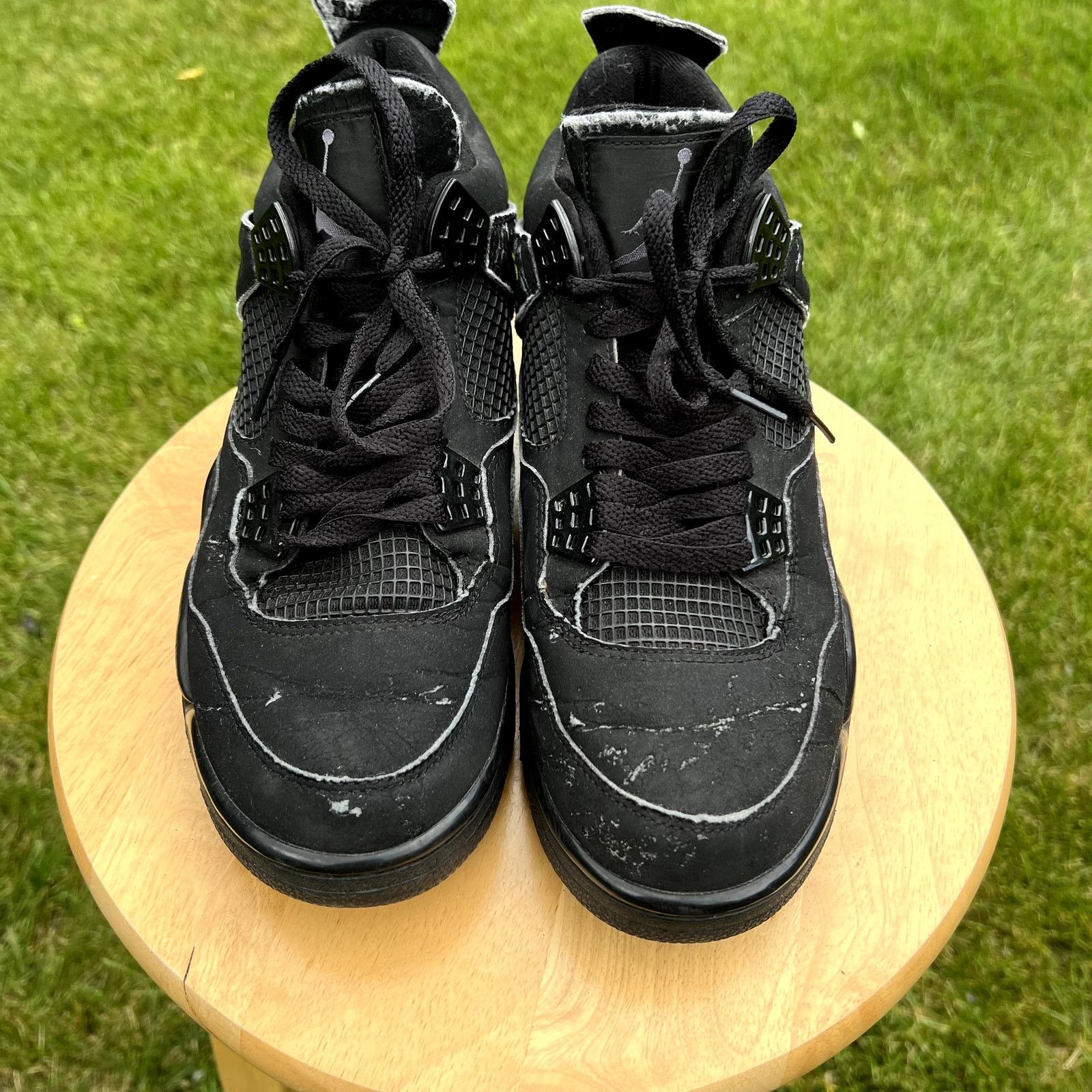 Jordan Brand × Nike Nike Air Jordan 4 Retro Black Cat 2006 Men's Shoes - Size 9 Size US 9 / EU 42 - 5 Thumbnail