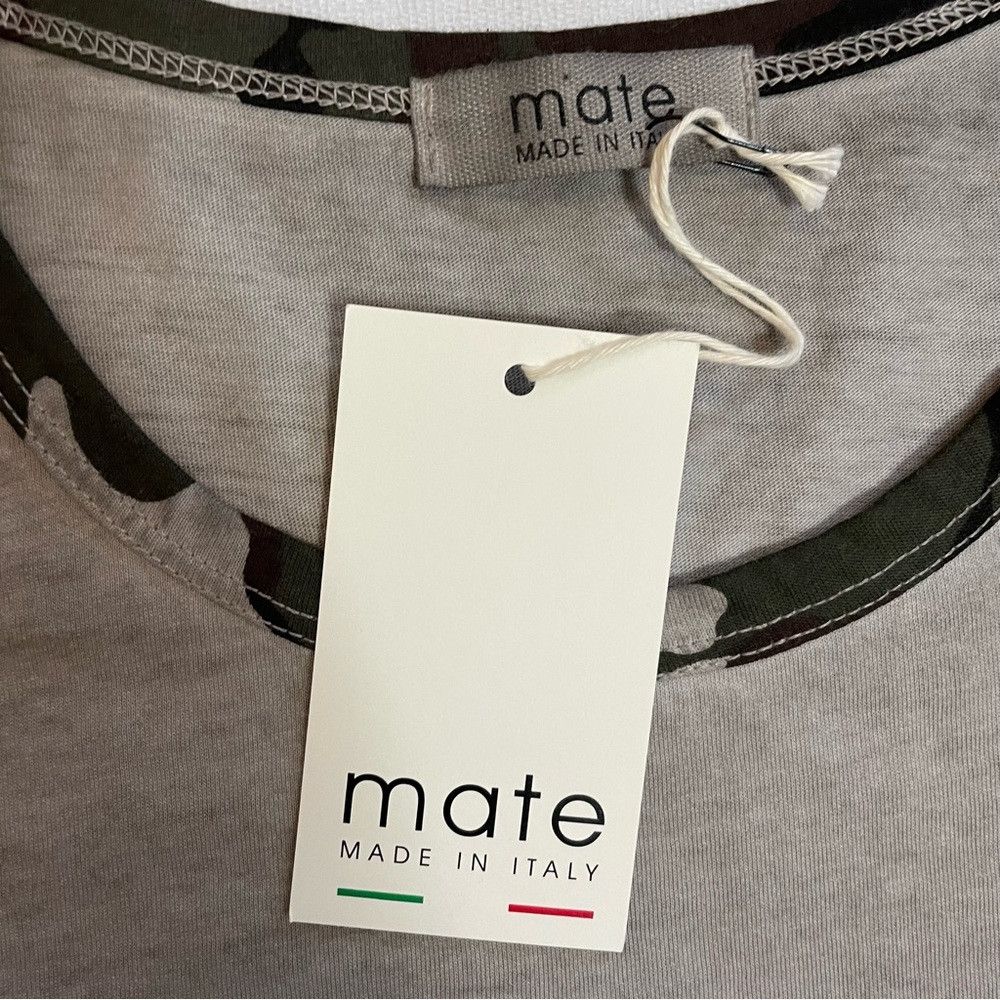 Other NWT New Mate Made In Italy Grey Cotton T-Shirt Size S Size US S / EU 44-46 / 1 - 4 Thumbnail