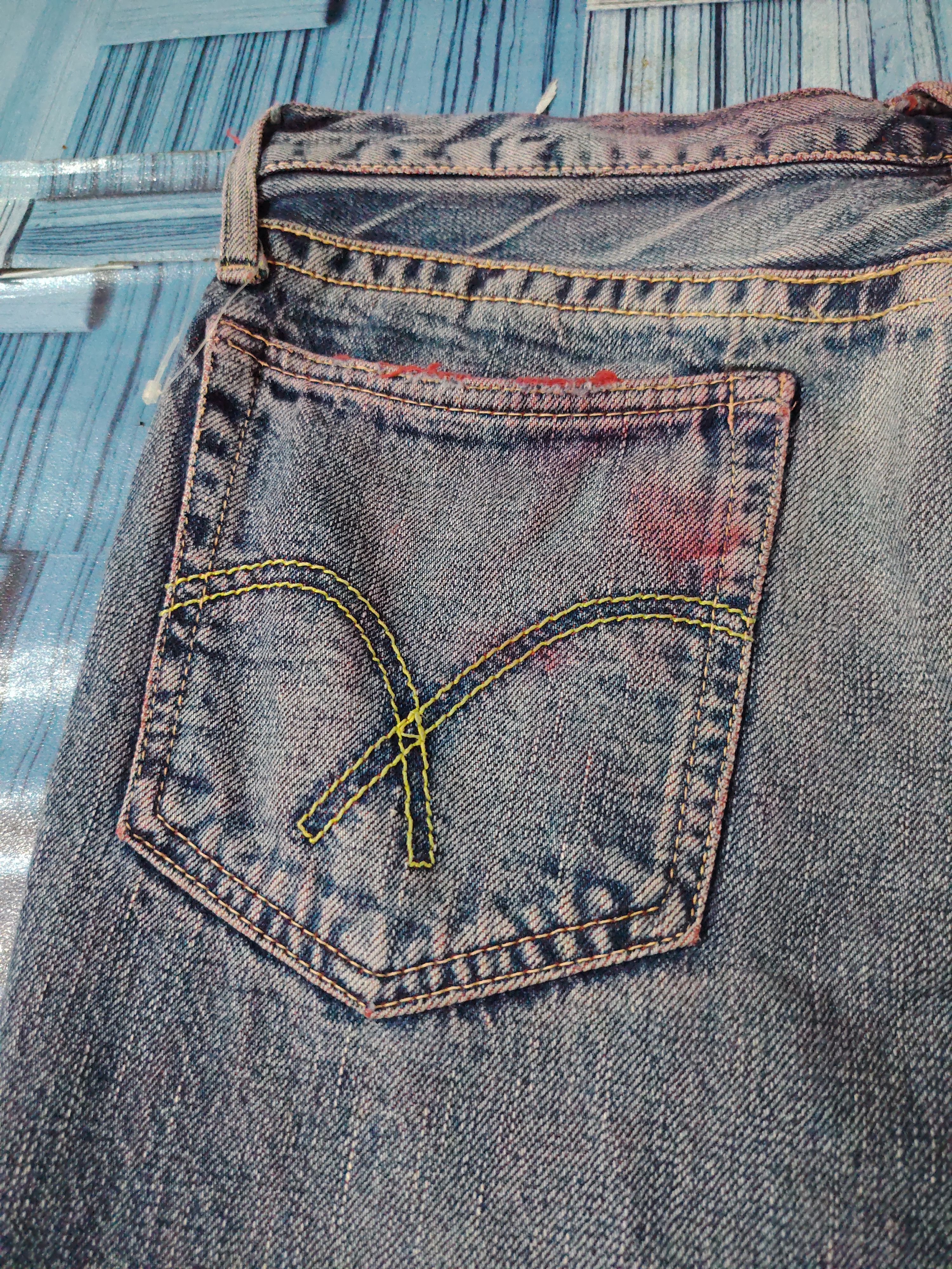Full Count & Co. Japanese Fullcount Flared Jeans Distressed denim Size US 31 - 21 Thumbnail
