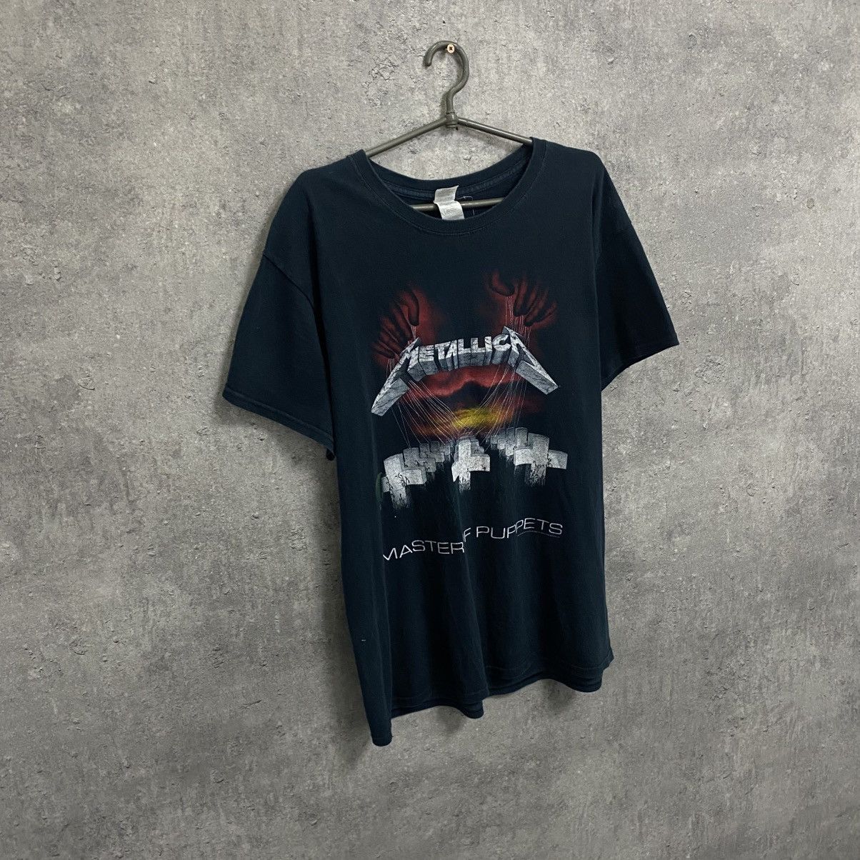 Metallica Metallica Vintage 2007 Rock Band T-Shirt Faded Tee Size US L / EU 52-54 / 3 - 4 Thumbnail