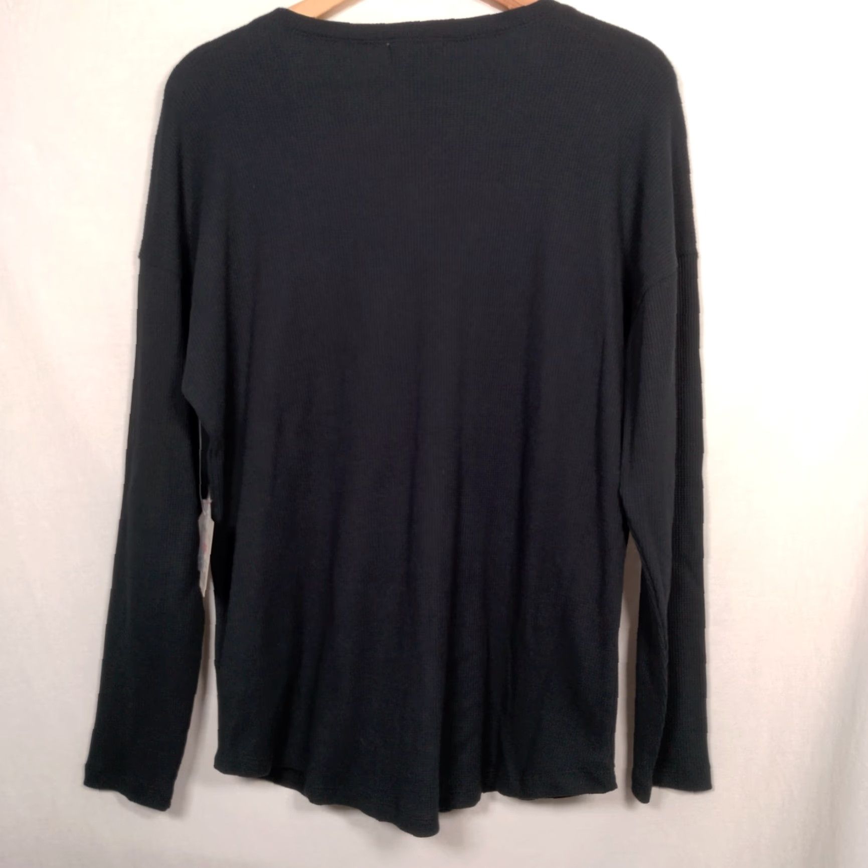 Wrangler VINTAGE Wrangler Wrancher Shirt Women Large Blue Thermal Button Front Long Sleeve Knit Workwear Size L / US 10 / IT 46 - 2 Thumbnail