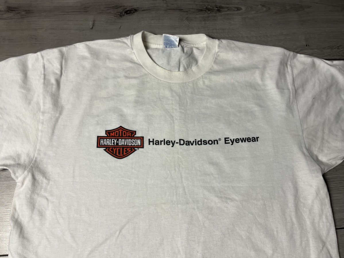 Harley Davidson Vintage Harley Davidson tshirt Eyewear it goes beyond road Size US XL / EU 56 / 4 - 3 Thumbnail