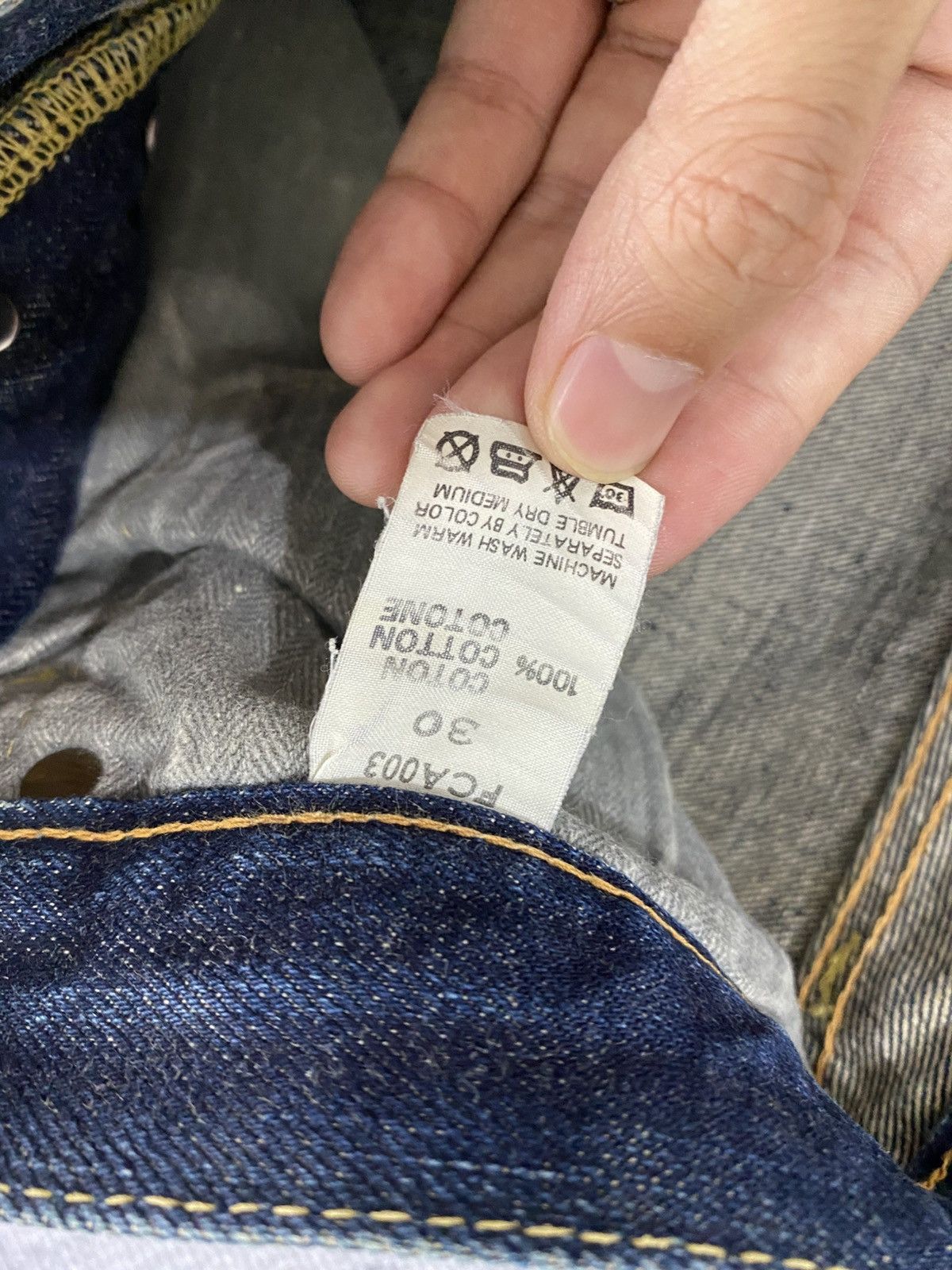 Japanese Brand japanese denim selvedge raw jeans like kapital or levis Size US 28 / EU 44 - 24 Thumbnail