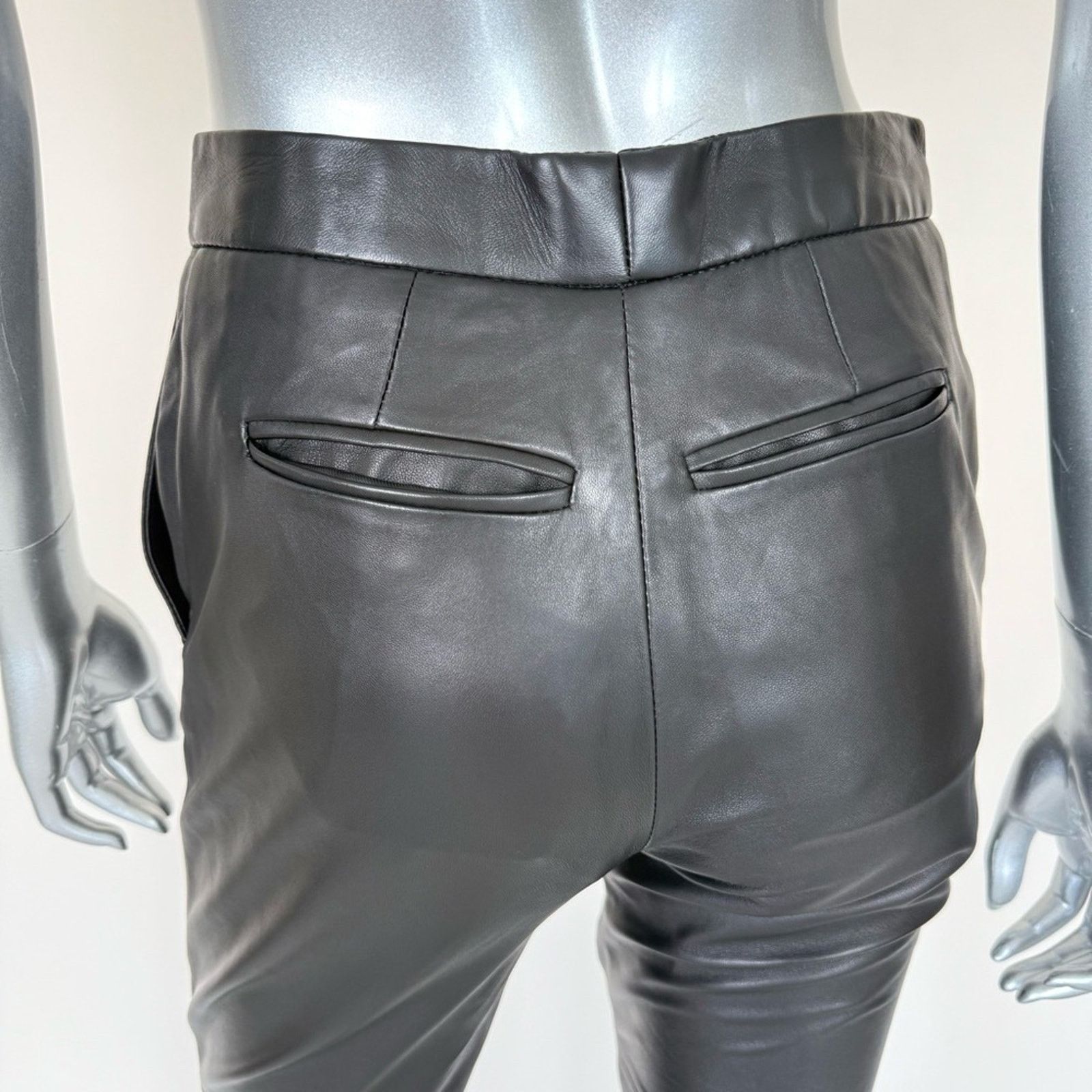 Iro IRO women leather pants size 38 FR or 6 US Retail 850$ Size 28" / US 6 / IT 42 - 4 Thumbnail