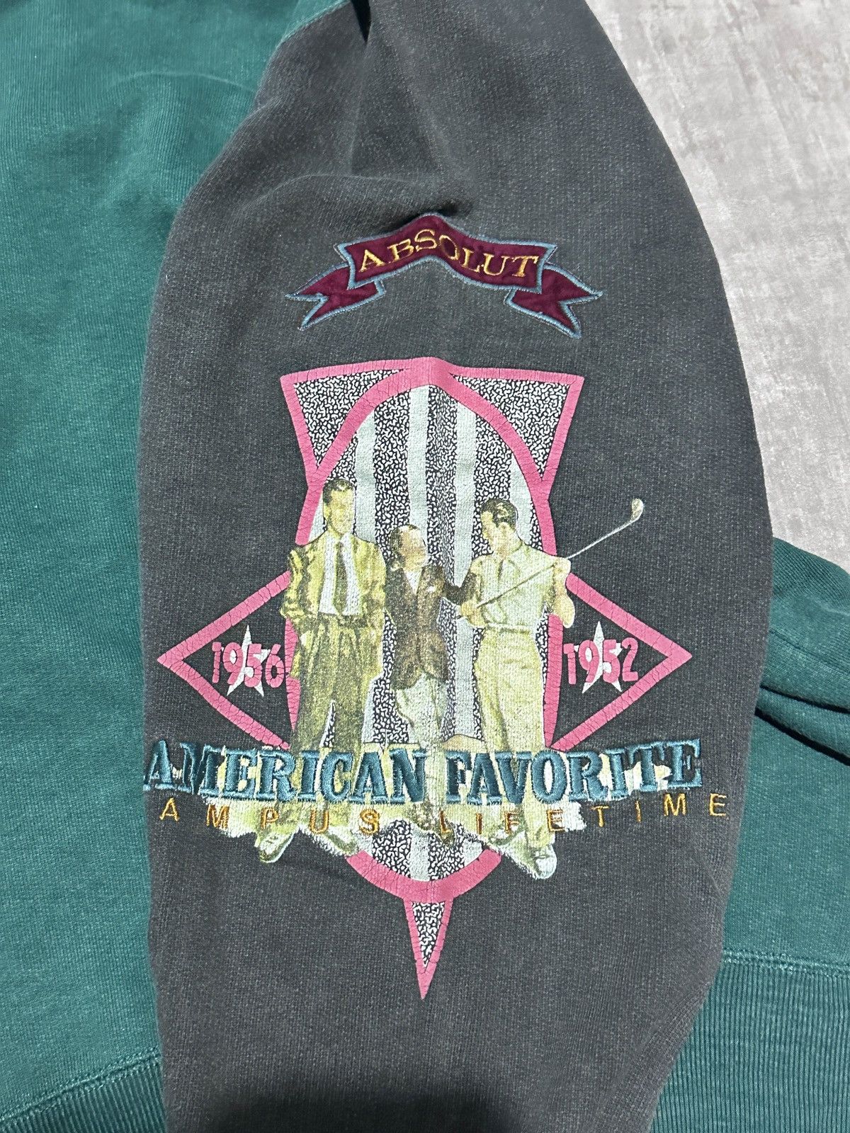 Japanese Brand × Vintage Vintage Faded Absolut Polo Sweatshirt Archive Made in Italy Size US XL / EU 56 / 4 - 6 Thumbnail
