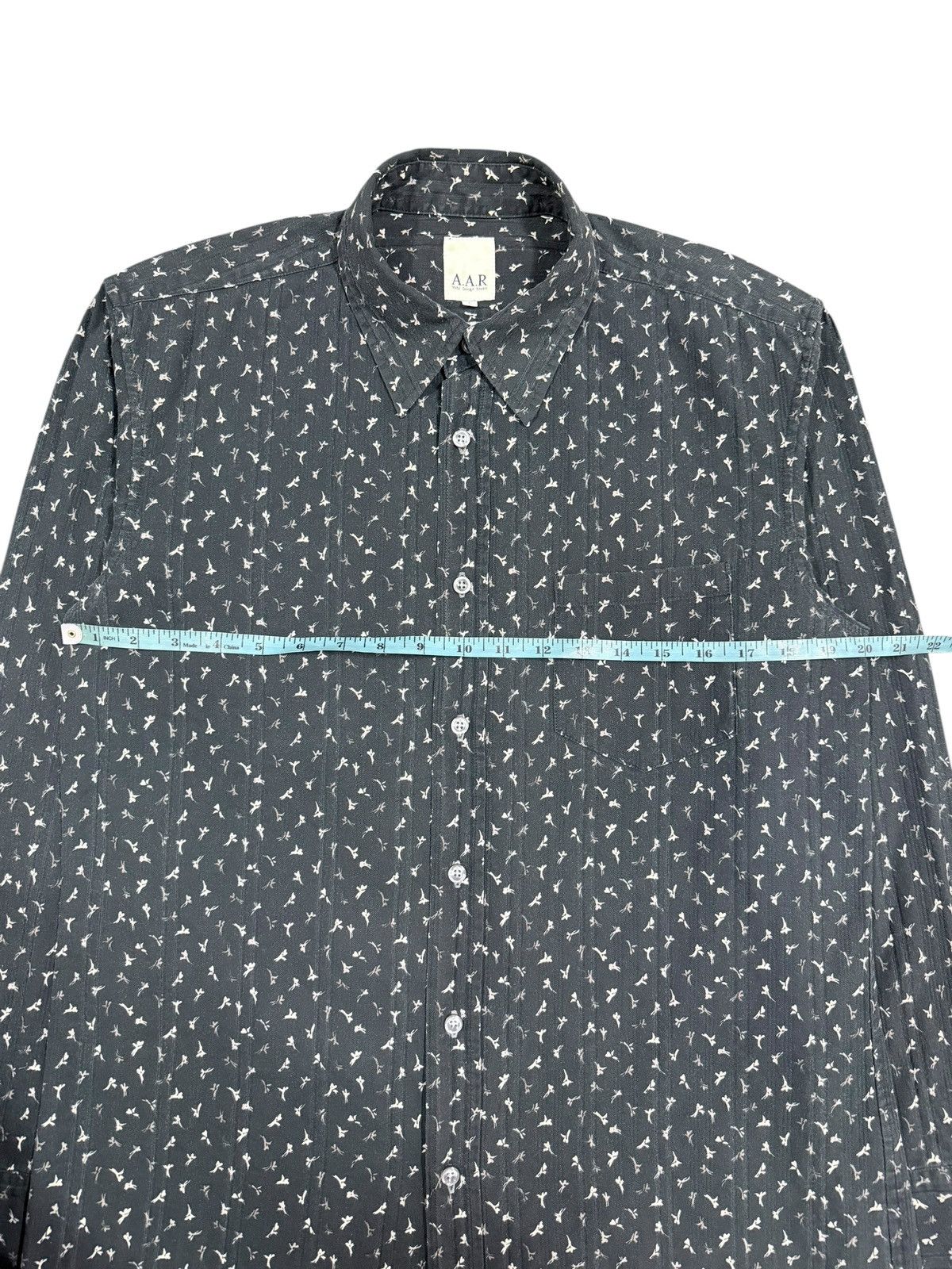 Yohji Yamamoto A.A.R Yohji Yamamoto Printed Shirt Button Ups Designer Size US L / EU 52-54 / 3 - 14 Thumbnail