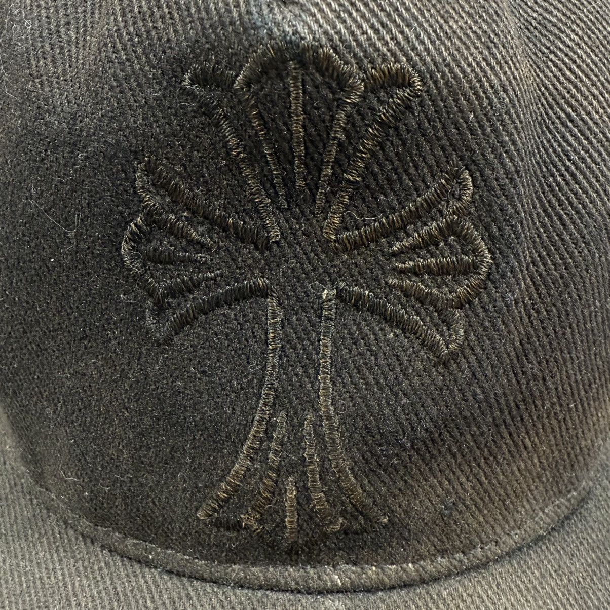 Chrome Hearts Chrome Hearts Cross Waxed Denim ‘Faded’ Baseball Cap Size ONE SIZE - 2 Thumbnail