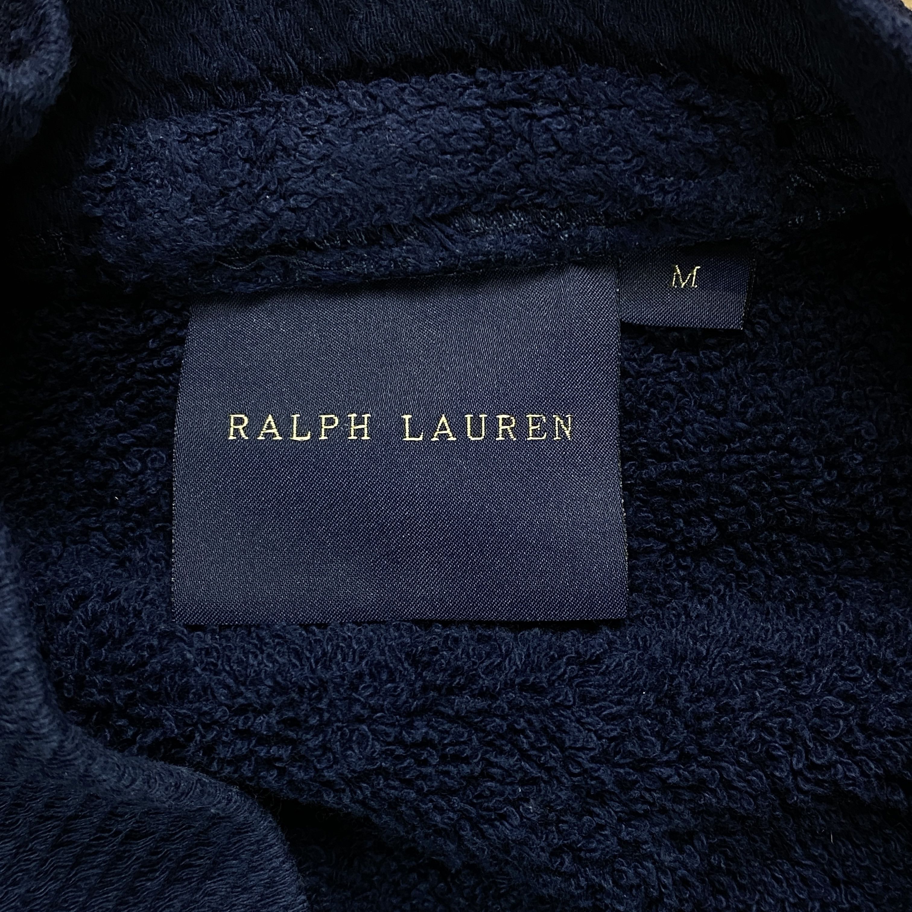 Polo Ralph Lauren × Ralph Lauren Mens Vintage Bathrobe Polo Ralph Lauren Size M Cotton Size 44R - 4 Thumbnail