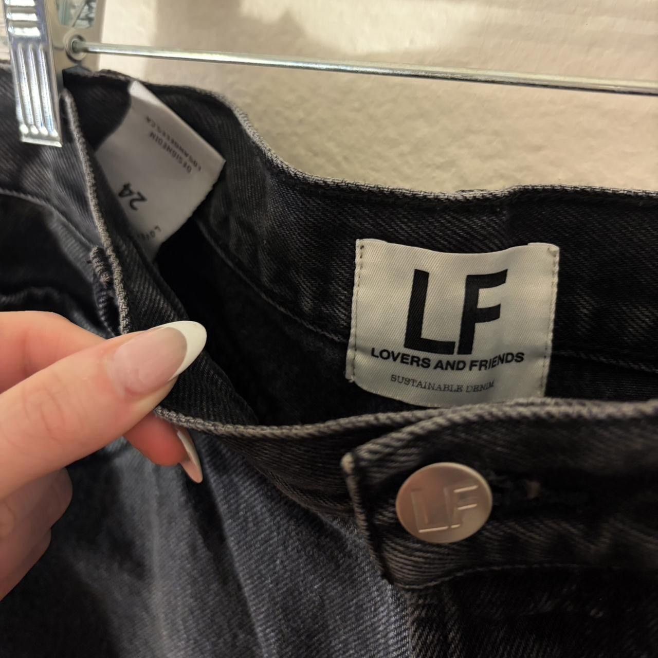 Lovers and Friends revolve lovers and friends low rise black straight leg jeans Size 24" / US 00 / IT 34 - 4 Thumbnail