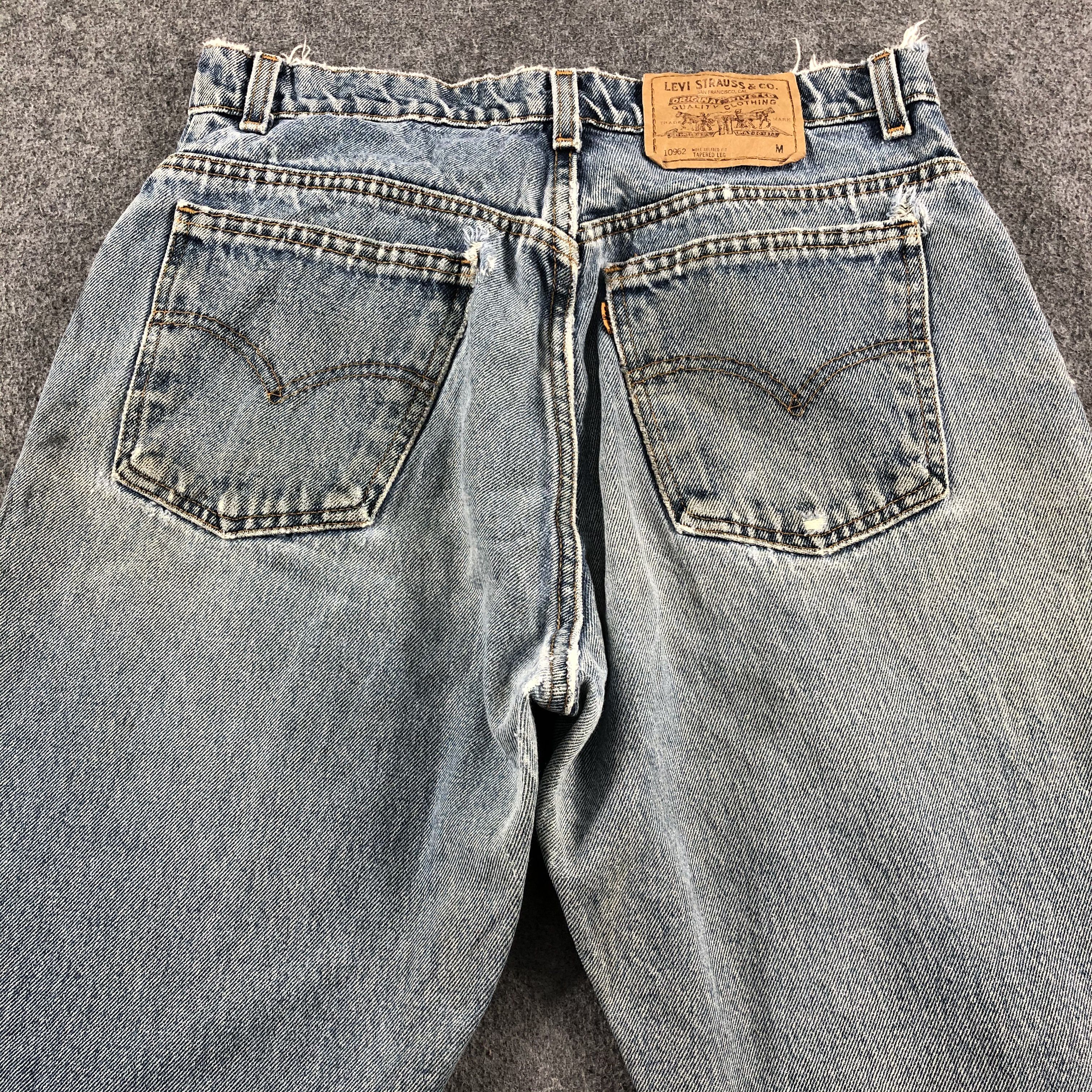 Levi's 90s Vintage Blue Wash Levis 505 Jeans-J2411 Size US 30 / EU 46 - 4 Thumbnail