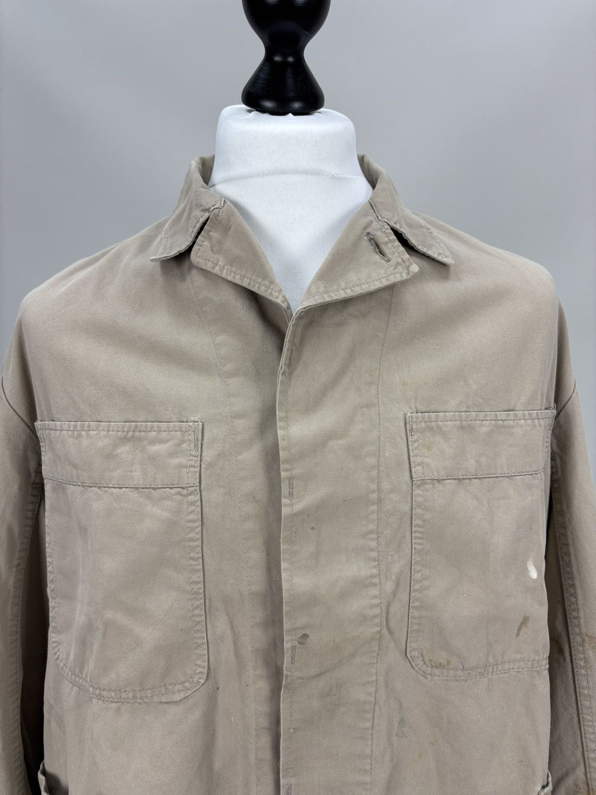 Le Laboureur Mens workwear jacket Y2k Sanfor Size 52 Color Brown Size US L / EU 52-54 / 3 - 3 Thumbnail