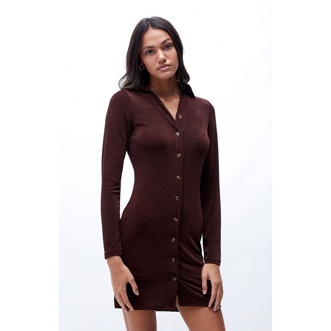 REVOLVE $60 New peppermayo Ring My Bell Mini Dress - Brown - size 4 Size S / US 4 / IT 40 - 4 Thumbnail