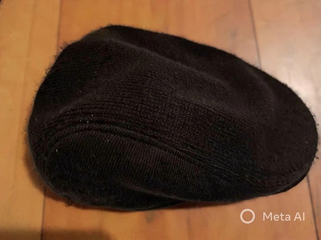 Levi's Levi's Black Knit Flat Cap Ivy Newsboy Hat L/XL Mens Size ONE SIZE - 4 Thumbnail