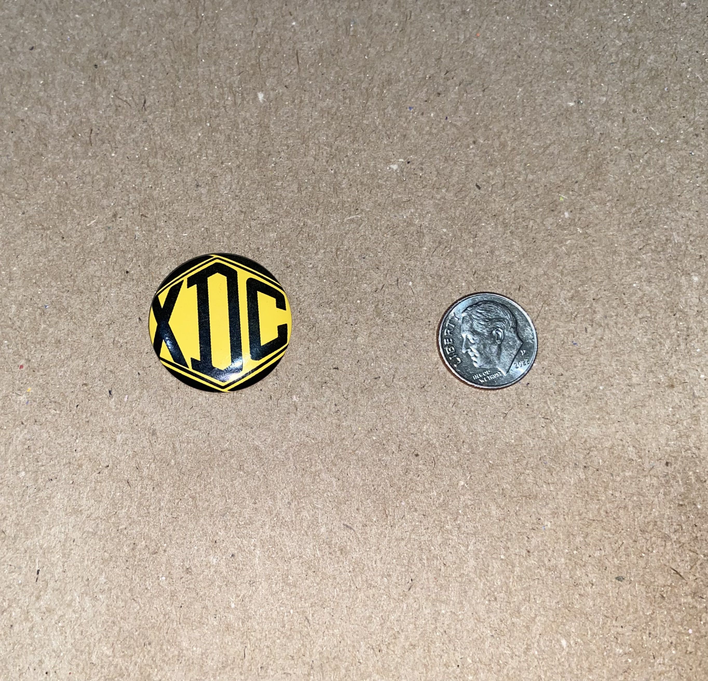10 Deep × Vintage RARE 10 Deep streetwear vtg Button Pin New York Supreme FA ! Size ONE SIZE - 4 Thumbnail