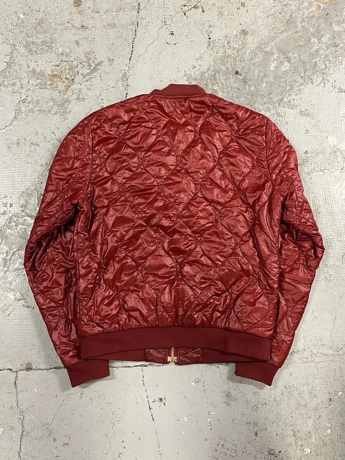 Dolce & Gabbana 2000s Dolce & Gabana Quilted Red Bomber Jacket Size US M / EU 48-50 / 2 - 6 Thumbnail