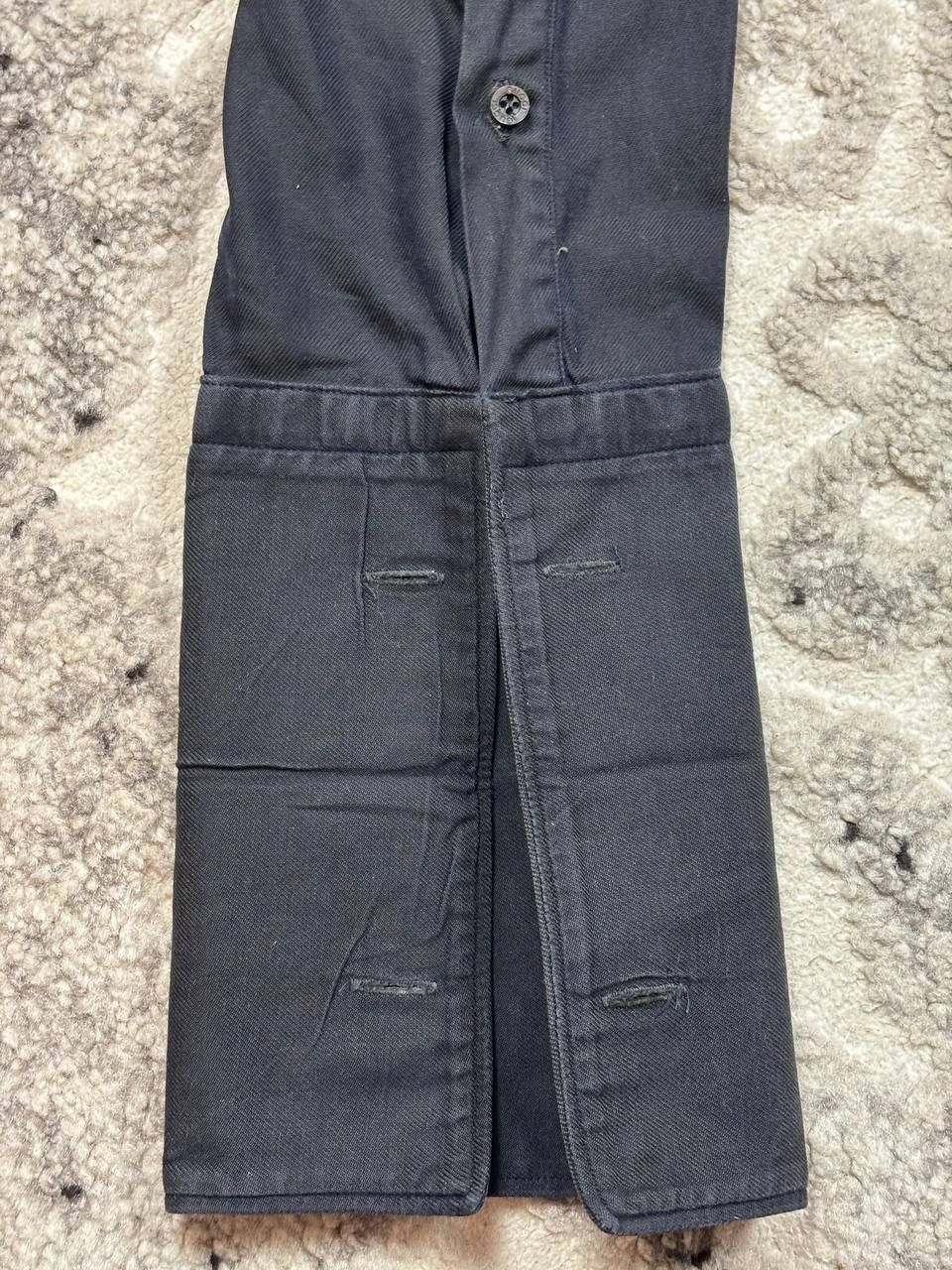 Gucci Gucci Black Cotton Shirt Size 41/16 Italy Long Cuffs Size US L / EU 52-54 / 3 - 13 Thumbnail