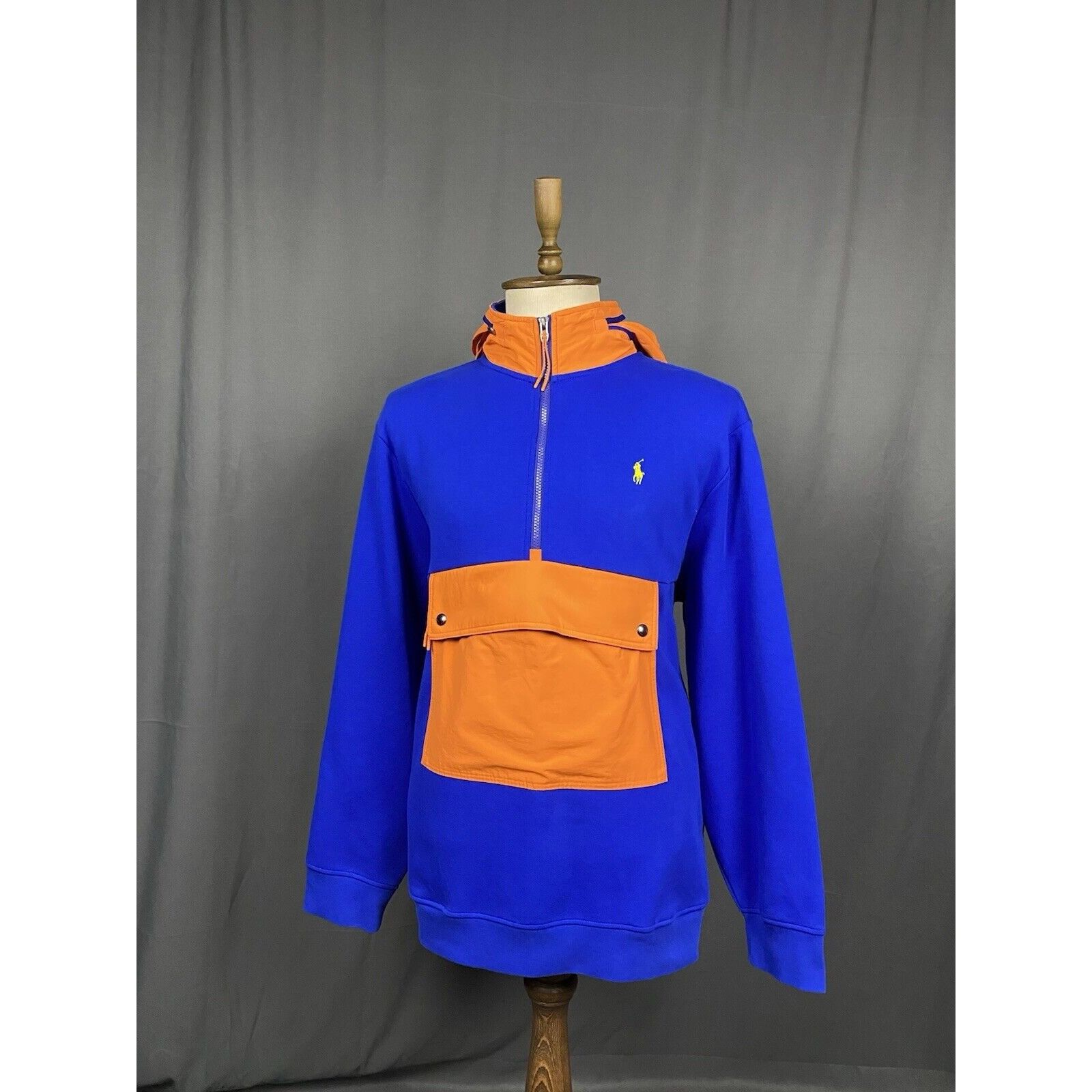 Polo Ralph Lauren Polo Ralph Lauren Men's Blue Zip Hoodie Anorak Jacket Size 2 Size US XXL / EU 58 / 5 - 2 Thumbnail