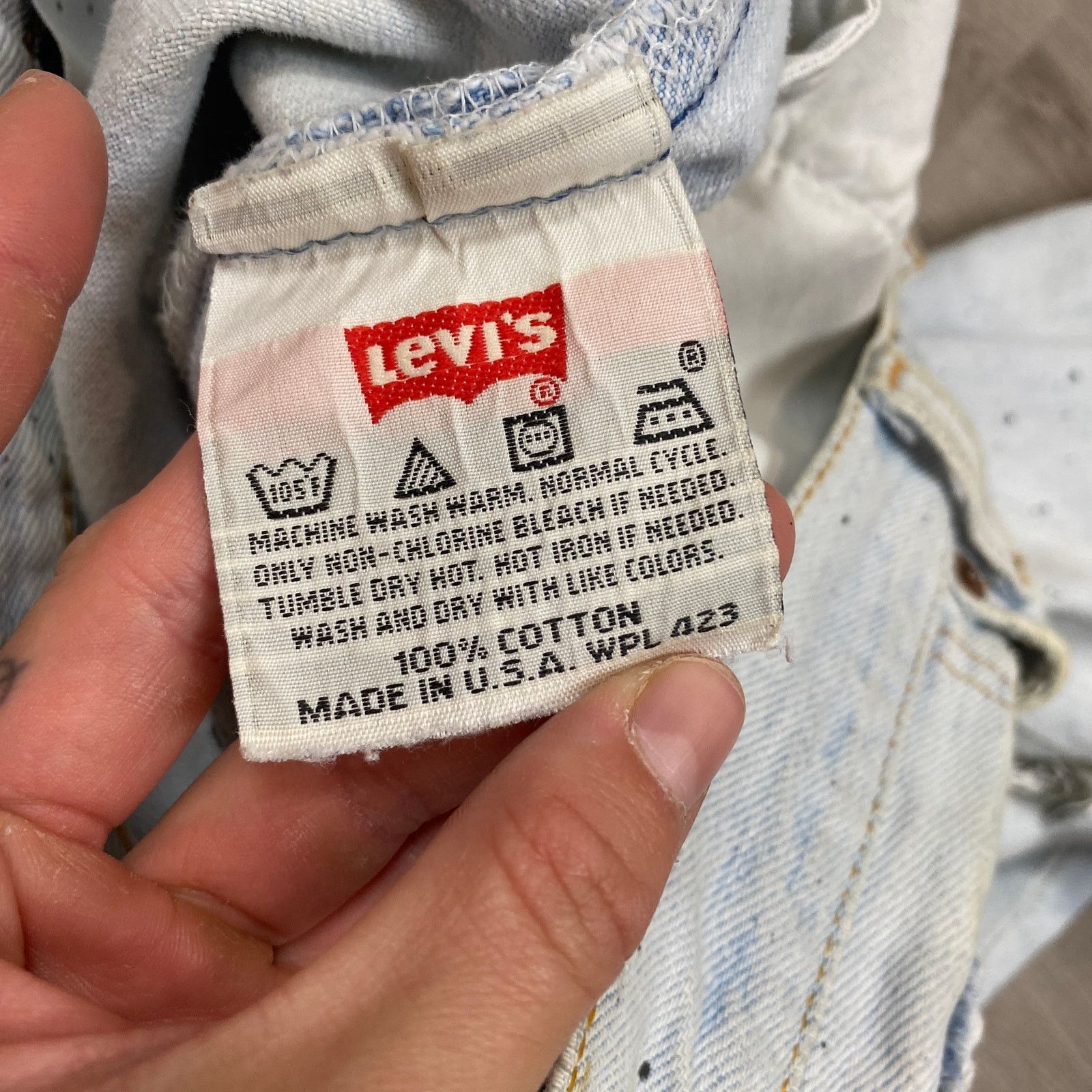 Local Authority Local Authority VTG 90s Levi's Denim Jacket Jeans Set Y2K Size US 32 / EU 48 - 9 Thumbnail