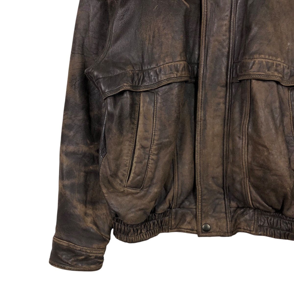 Issey Miyake 📌Vintage Biker Leather Jacket D' Homme A Homme Blanket Size US M / EU 48-50 / 2 - 6 Thumbnail