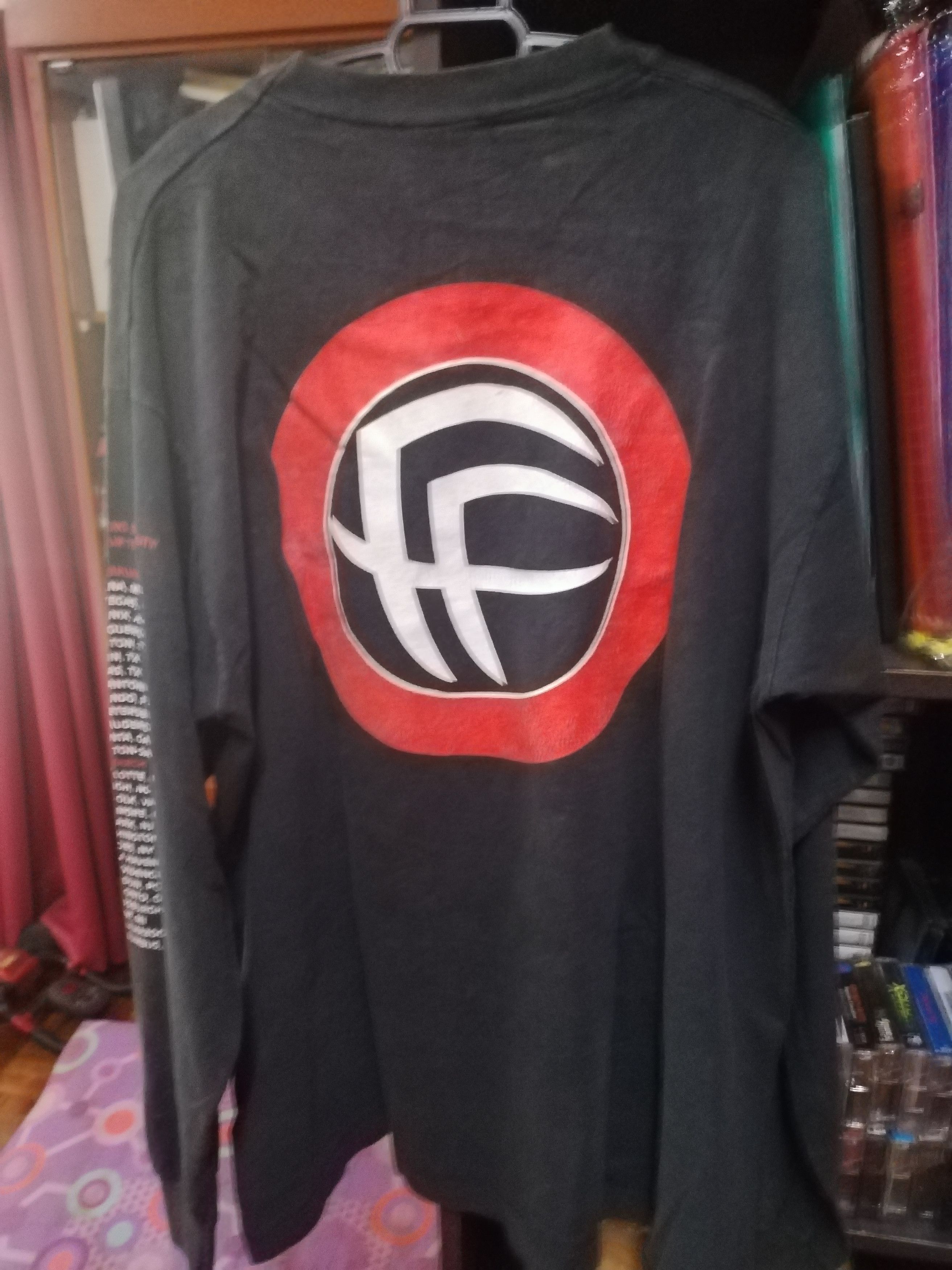 Vintage Fear Factory Ls Shirt Tour Vintage 1994 Size US XL / EU 56 / 4 - 8 Thumbnail