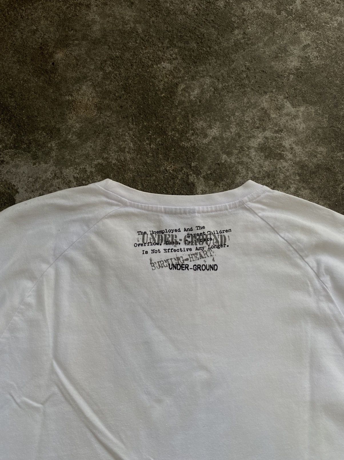 Japanese Brand BEAUMERE UNDERGROUND POEM SKULL RAGLAN SHIRT Size US M / EU 48-50 / 2 - 4 Thumbnail