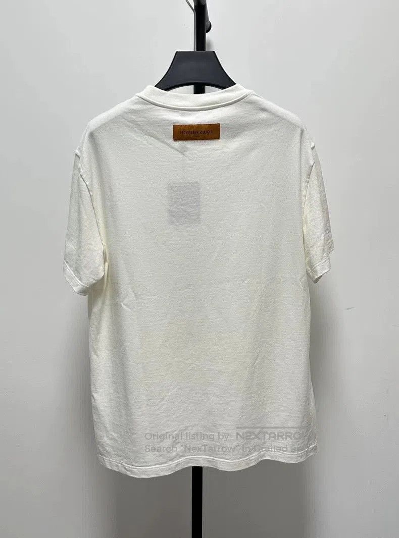 Louis Vuitton Louis Vuitton White Green Embroidered T-shirt. Size US XXL / EU 58 / 5 - 2 Thumbnail