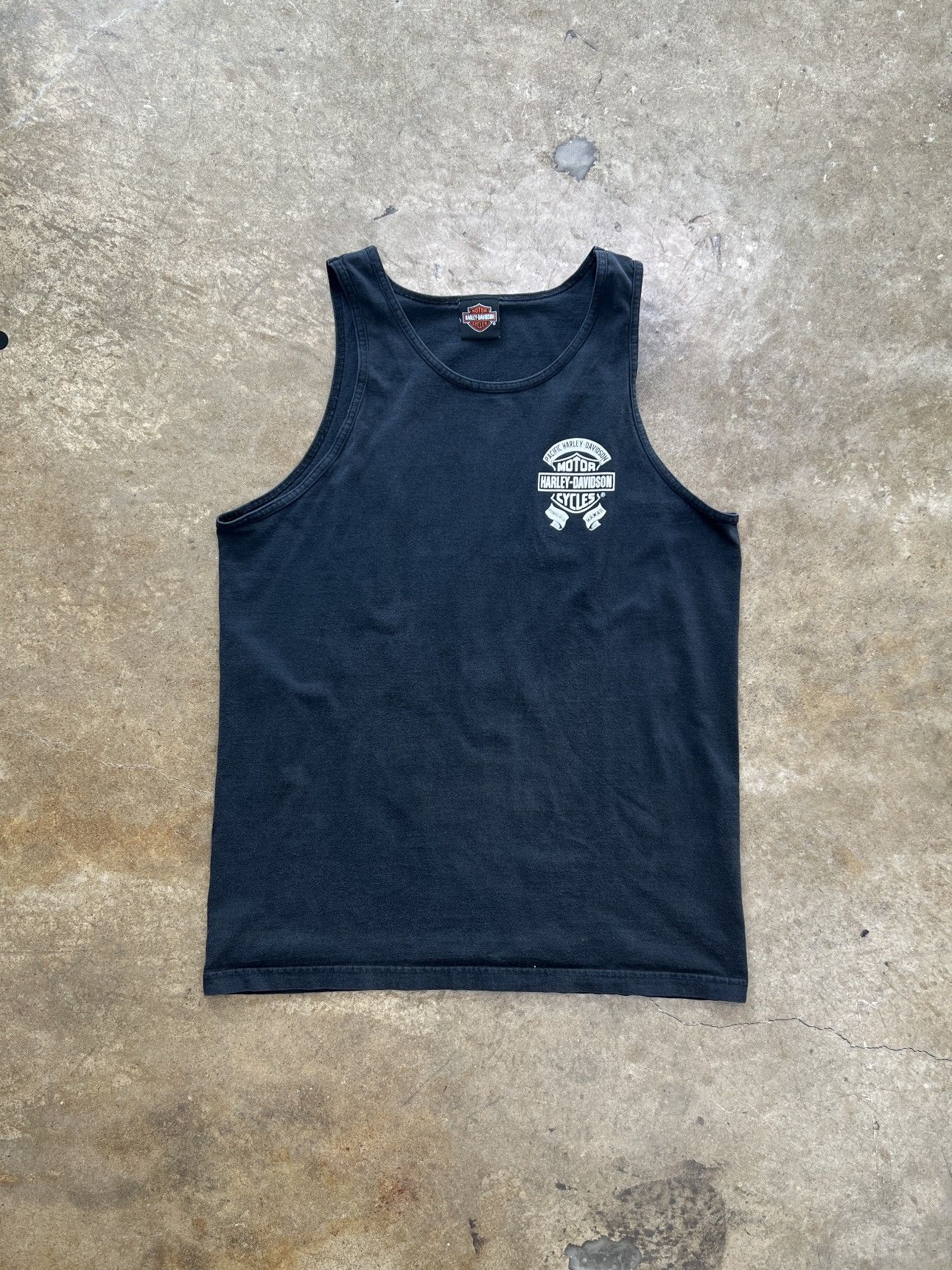 Harley Davidson Harley Davidson Pacific Hawaii Skull Muscle Tank Top Large Size US L / EU 52-54 / 3 - 6 Thumbnail
