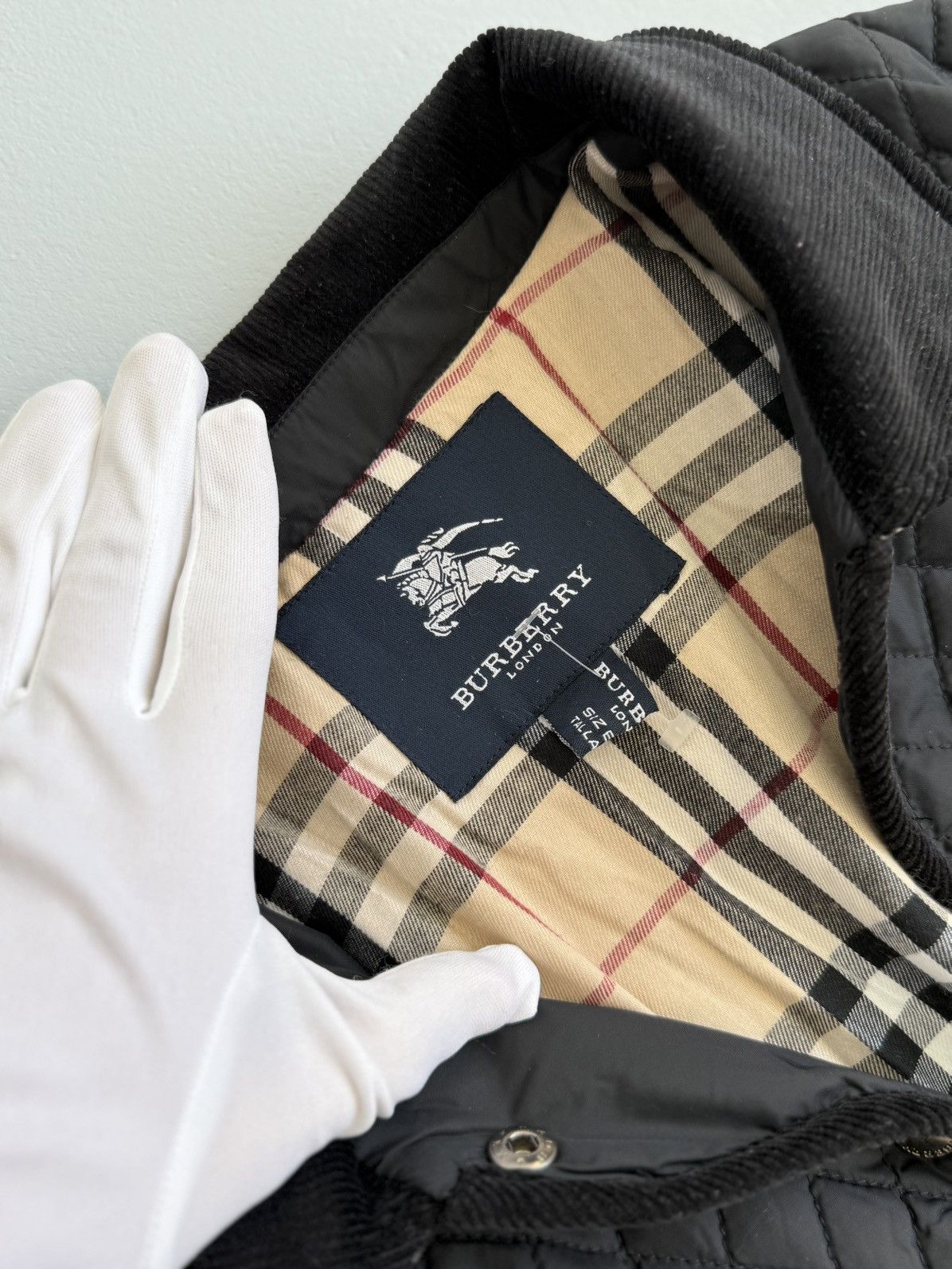 Burberry Burberry Quilted Jacket Corduroy Details Nowa Check Lining Size M / US 6-8 / IT 42-44 - 11 Thumbnail