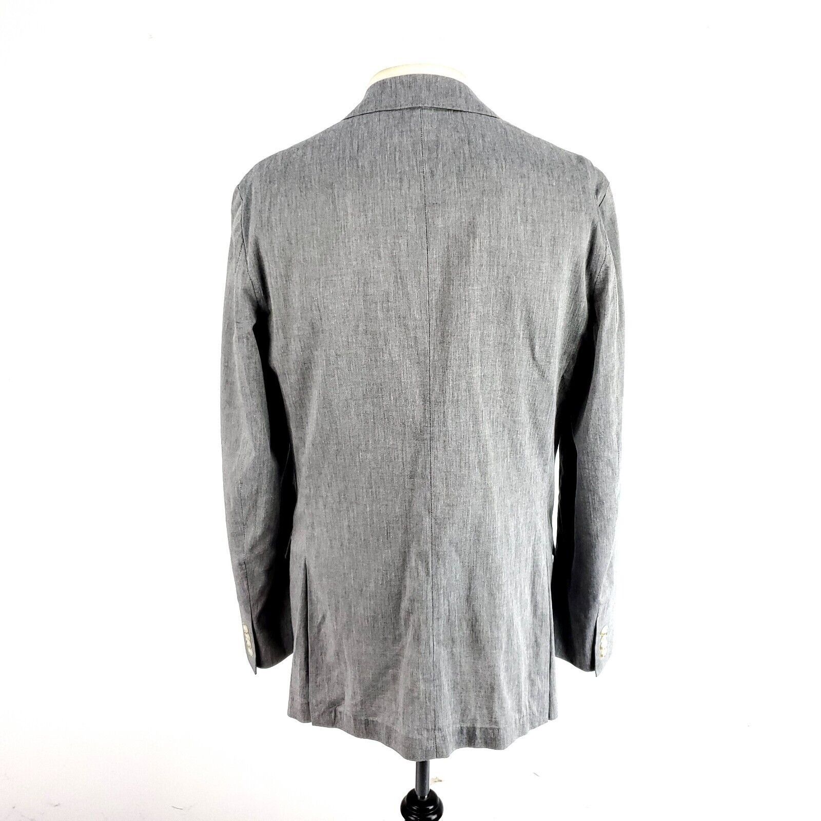 J.Crew J Crew Ludlow Cotton 2 Button 2 Piece Suit 38R Gray Sharkski Size 38R - 6 Thumbnail
