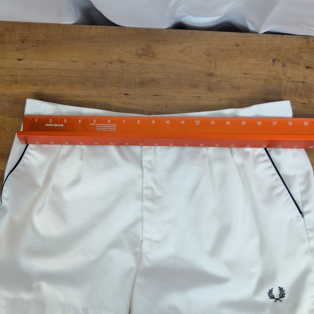 Fred Perry Fred Perry Men's Classic White Tennis Shorts 38" Size US 38 / EU 54 - 4 Thumbnail