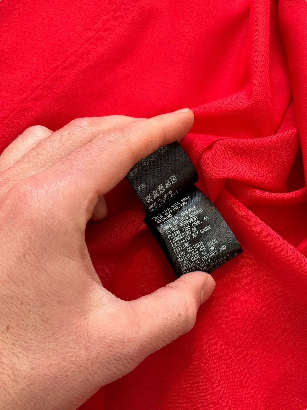 Undercover (Sz 1) $1,140 Silk Acetate Split Deconstructed Red Blazer Size S / US 4 / IT 40 - 18 Thumbnail