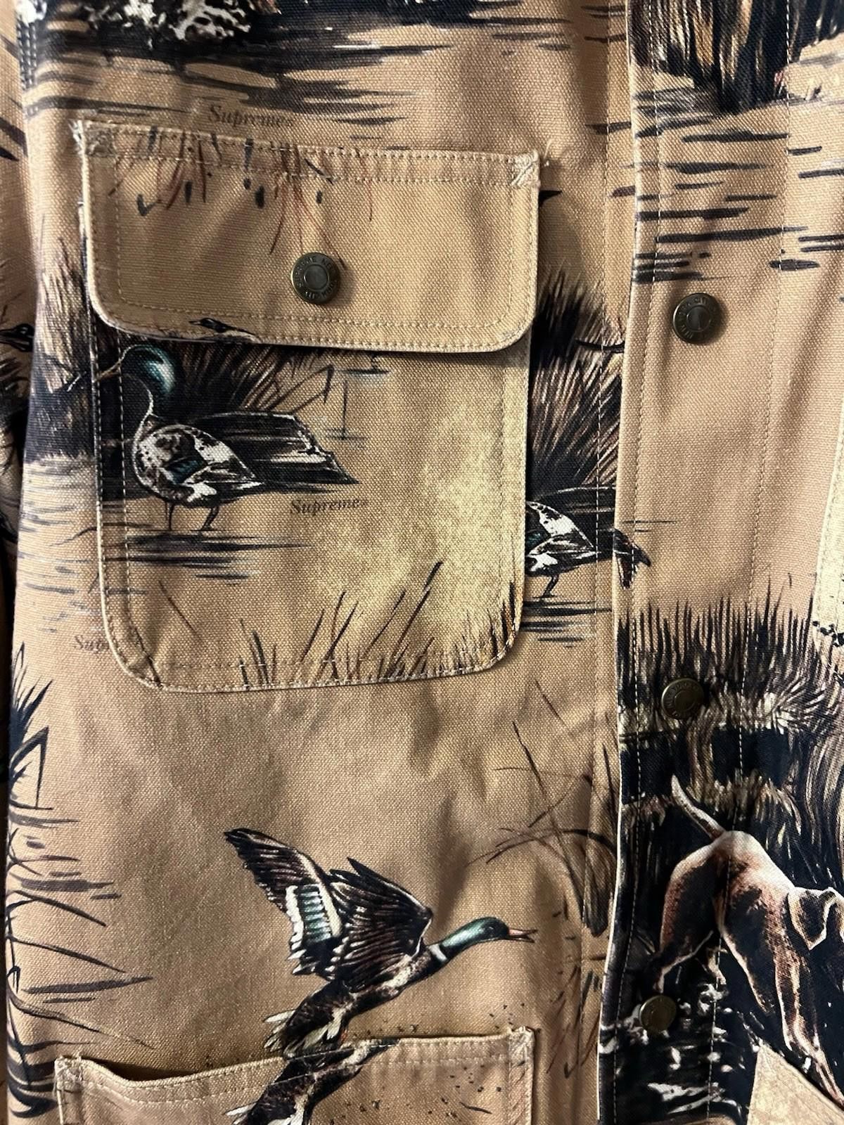Supreme SS12 Supreme Dog Duck Hunting Chore Jacket Size L Size US L / EU 52-54 / 3 - 4 Thumbnail