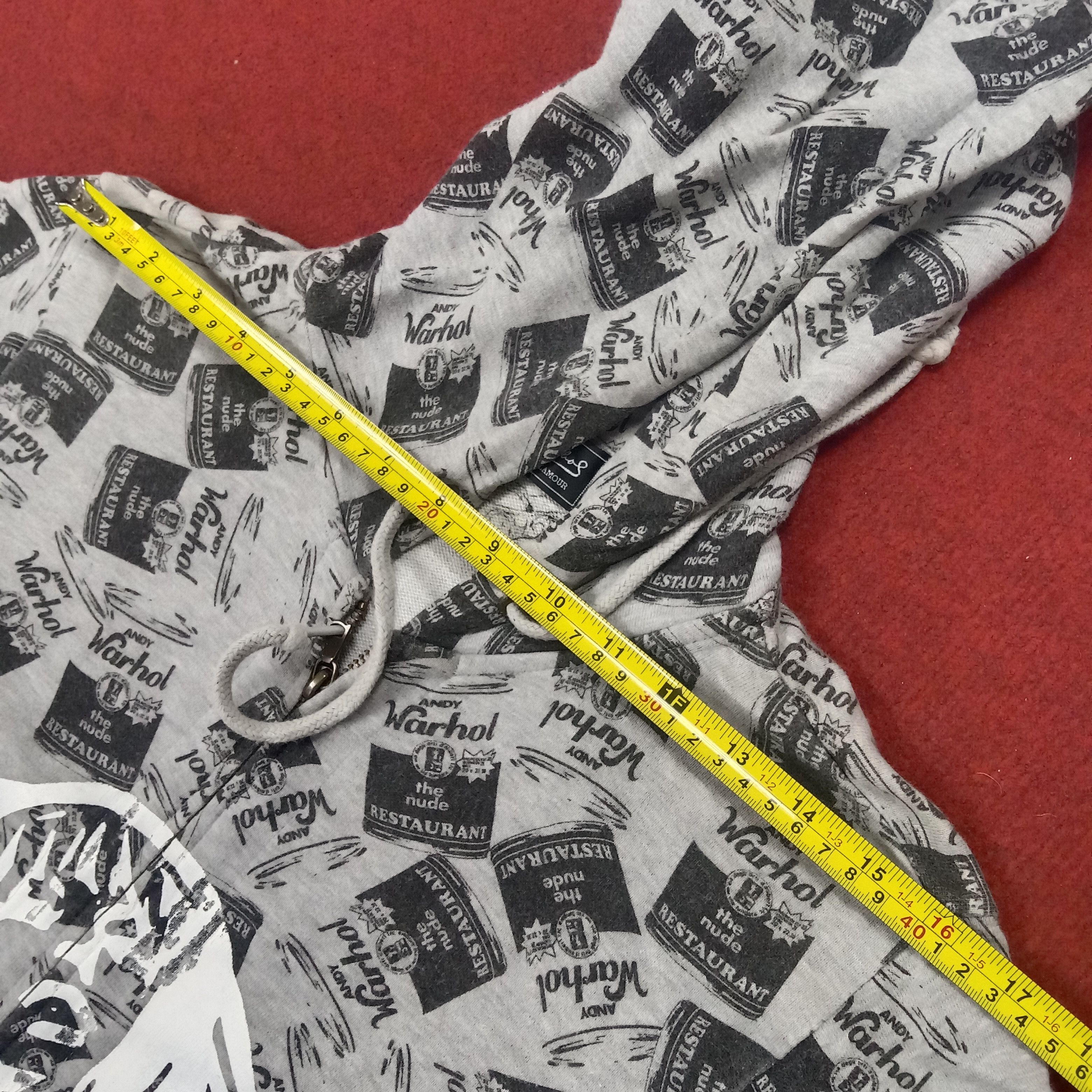 Hysteric Glamour Hysteric Glamour X Andy Warhol Zipper Hoodies Custom Art Size US S / EU 44-46 / 1 - 10 Thumbnail