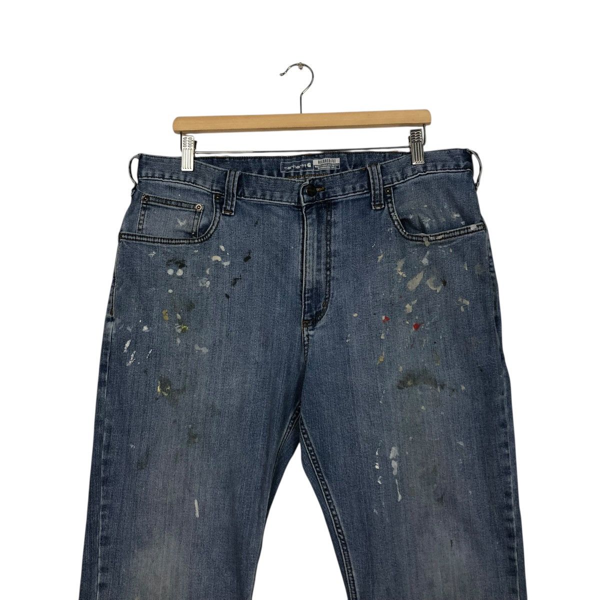 Carhartt 🔥CONSTRUCTION DESIGN VINTAGE CARHARTT DISTRESSED RUGGED FLEX Size US 36 / EU 52 - 5 Thumbnail