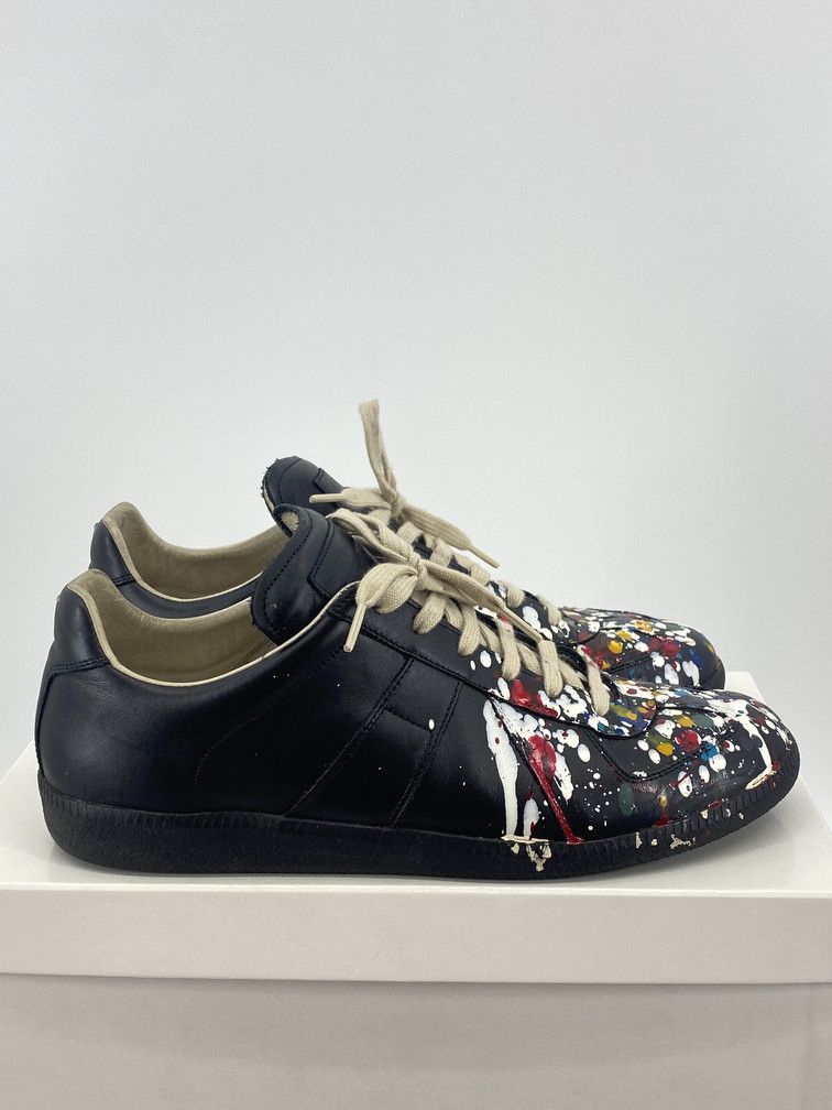 Maison Margiela Paint Splatter GATs | Grailed