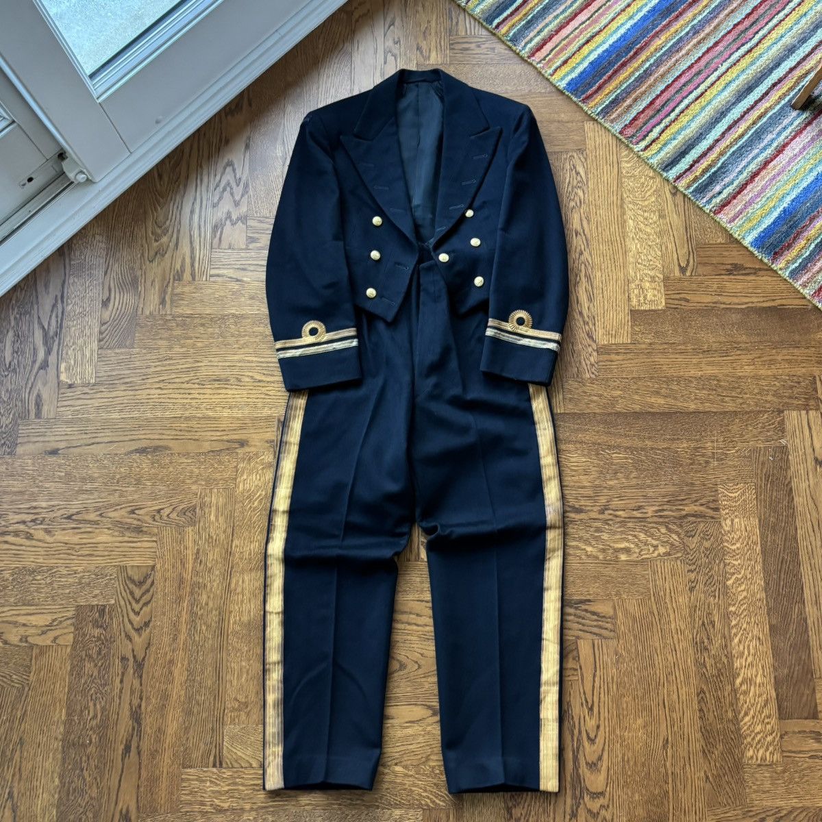 Vintage 1960s Royal Canadian Navy Mess Kit Vintage RCN Officer Suit Size 34R - 23 Thumbnail