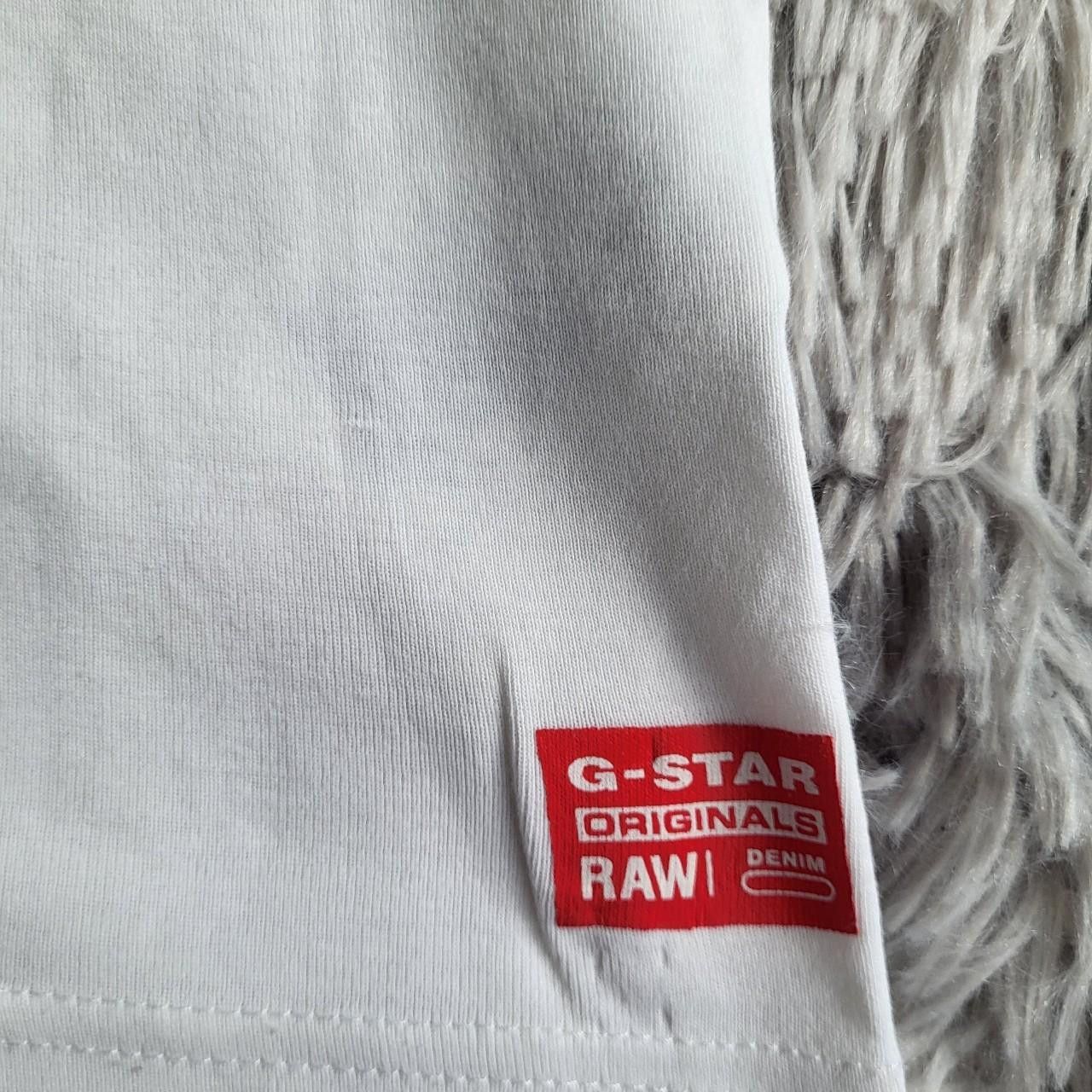 G-Star G-Star RAW Men's White T-shirt - Size L Size US L / EU 52-54 / 3 - 7 Thumbnail