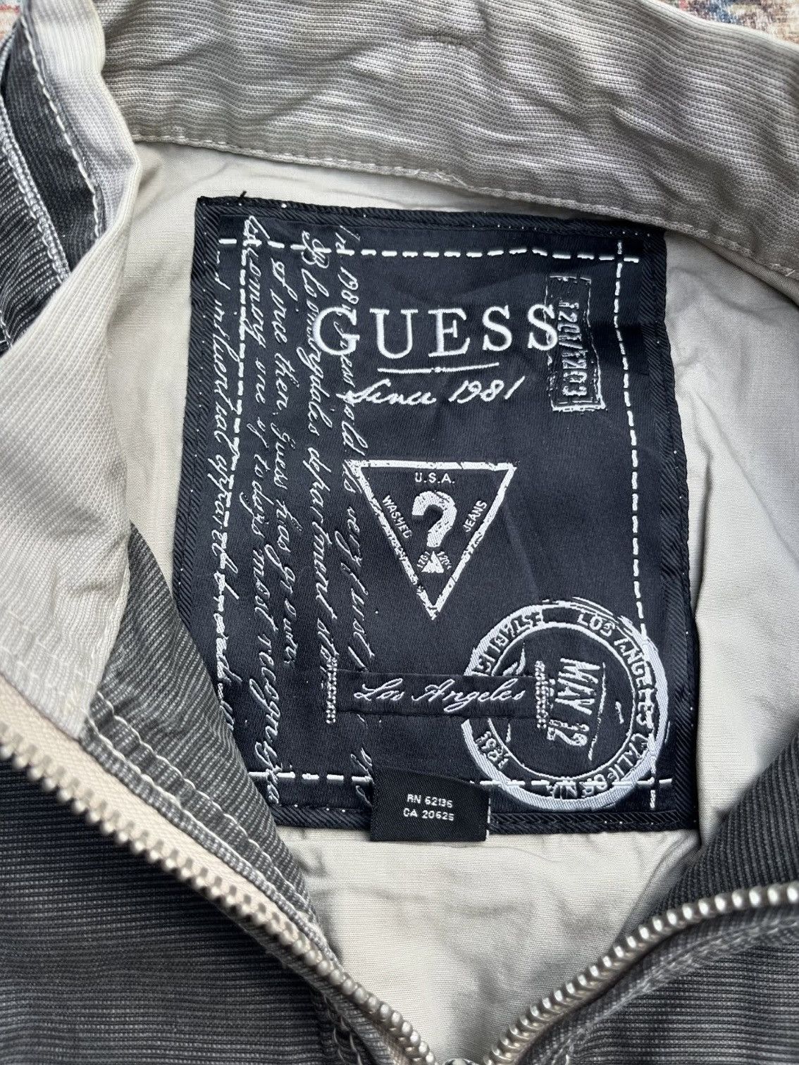 Guess Guess LA Vintage Denim Jacket Size US XL / EU 56 / 4 - 2 Thumbnail