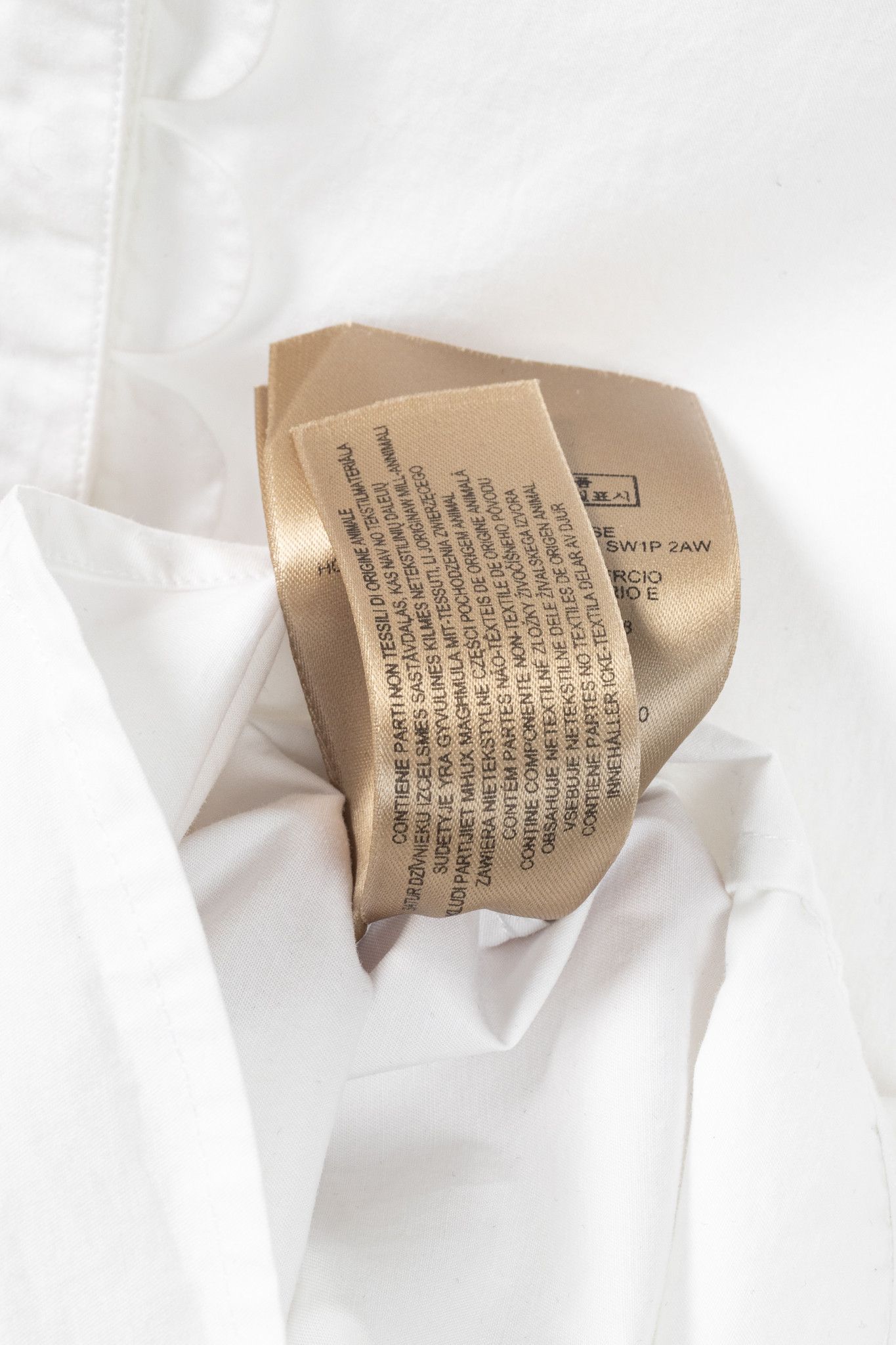 Burberry Burberry White Cotton-Poplin Scalloped-Trim Buttoned Shirt Size L / US 10 / IT 46 - 12 Thumbnail