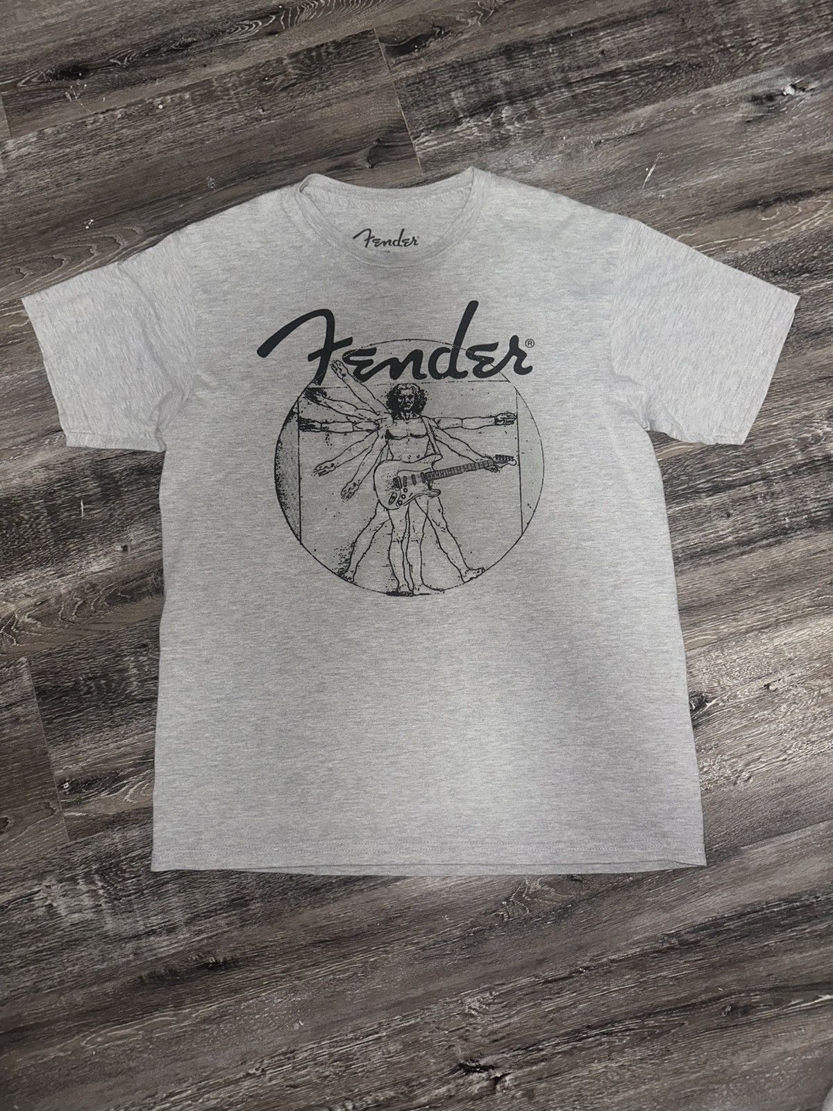 Fender Fender Vitruvian man T-Shirt Size US M / EU 48-50 / 2 - 1 Thumbnail