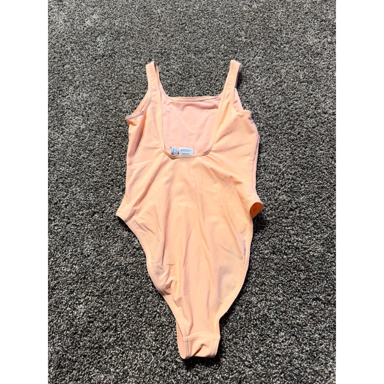 Adidas adidas Trefoil Logo Pink Peach One Piece Swimsuit Pink S Womens Logo Swimsuit 90s? No. Size ONE SIZE - 2 Thumbnail