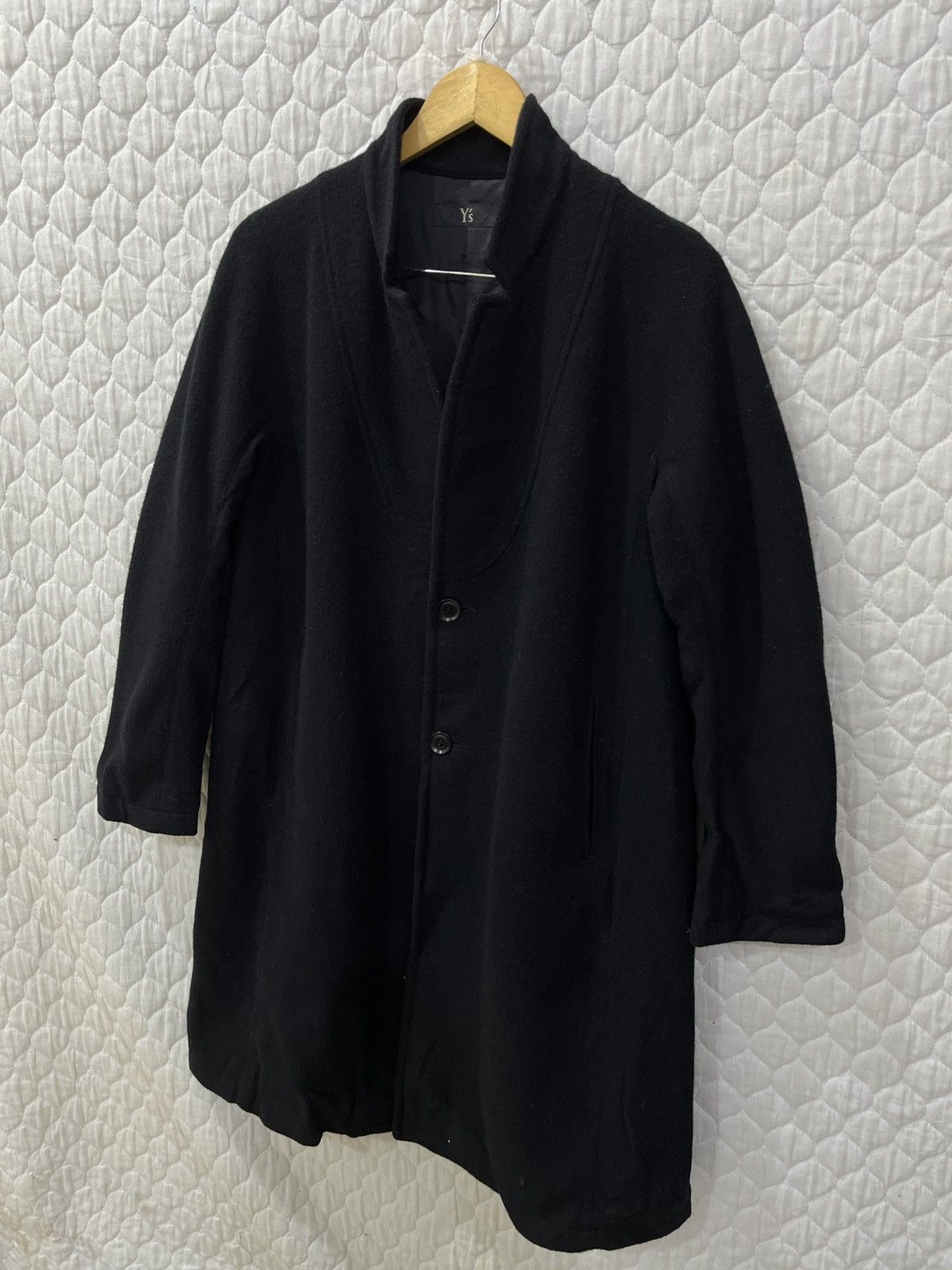 Yohji Yamamoto (Zzzz)🔥🔥ARCHIVE VINTAGE YOHJI YAMAMOTO Y’S LONG COAT Size M / US 6-8 / IT 42-44 - 2 Thumbnail