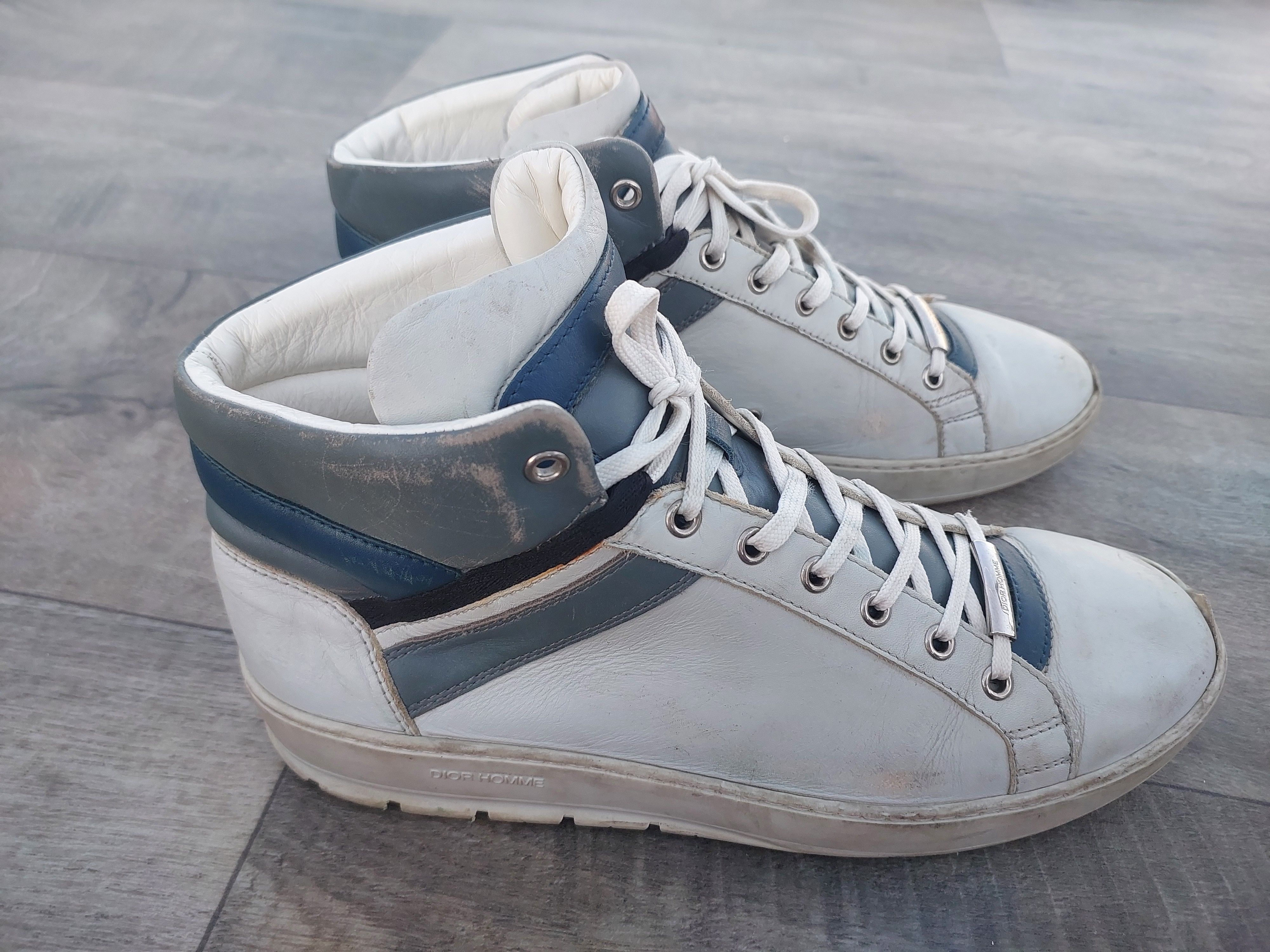 Dior Dior Leather high trainers Size US 9.5 / EU 42-43 - 2 Thumbnail