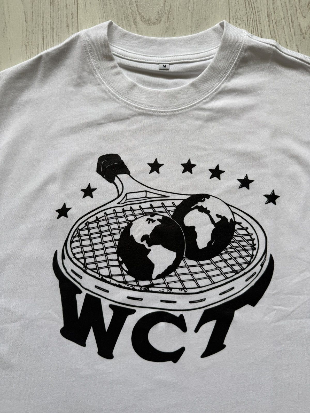 Other World Championship Tennis WCT Boxy Custom White T-Shirt M Size US M / EU 48-50 / 2 - 2 Thumbnail