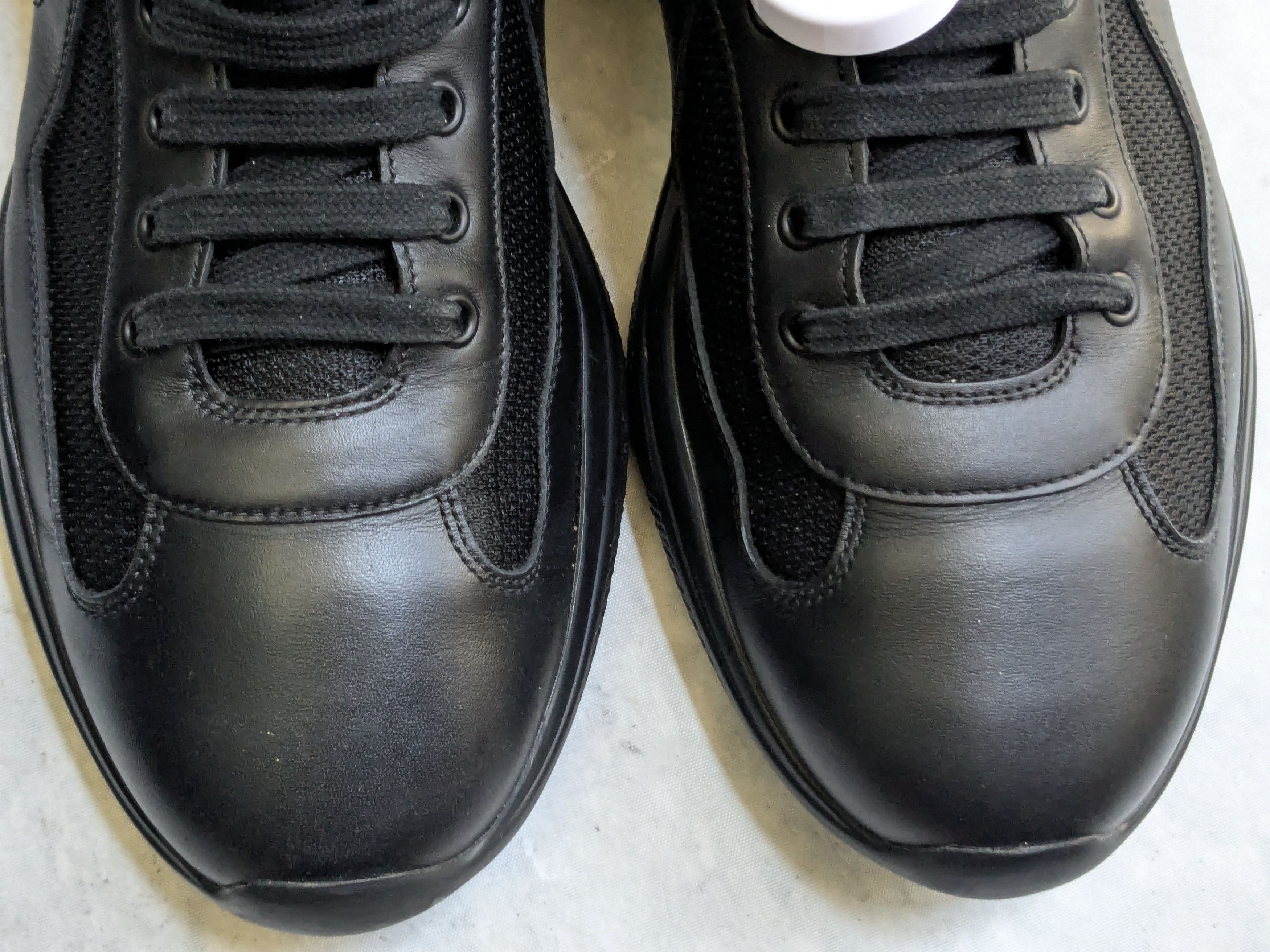 Prada Prada America's Cup Sneakers Black Red 13 Low Tops Leather Size US 13 / EU 46 - 2 Thumbnail