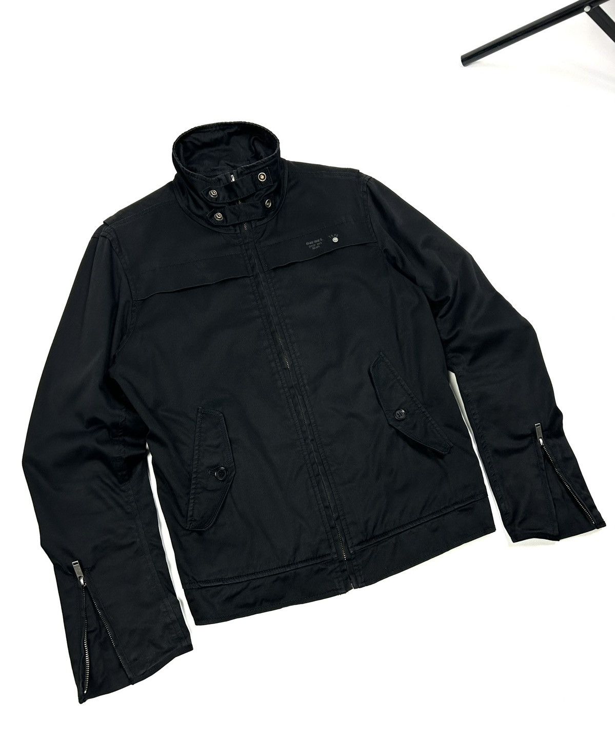 Diesel Rare Diesel Japanese Vintage Moto Jacket Men’s M Black Y2K Size US M / EU 48-50 / 2 - 4 Thumbnail